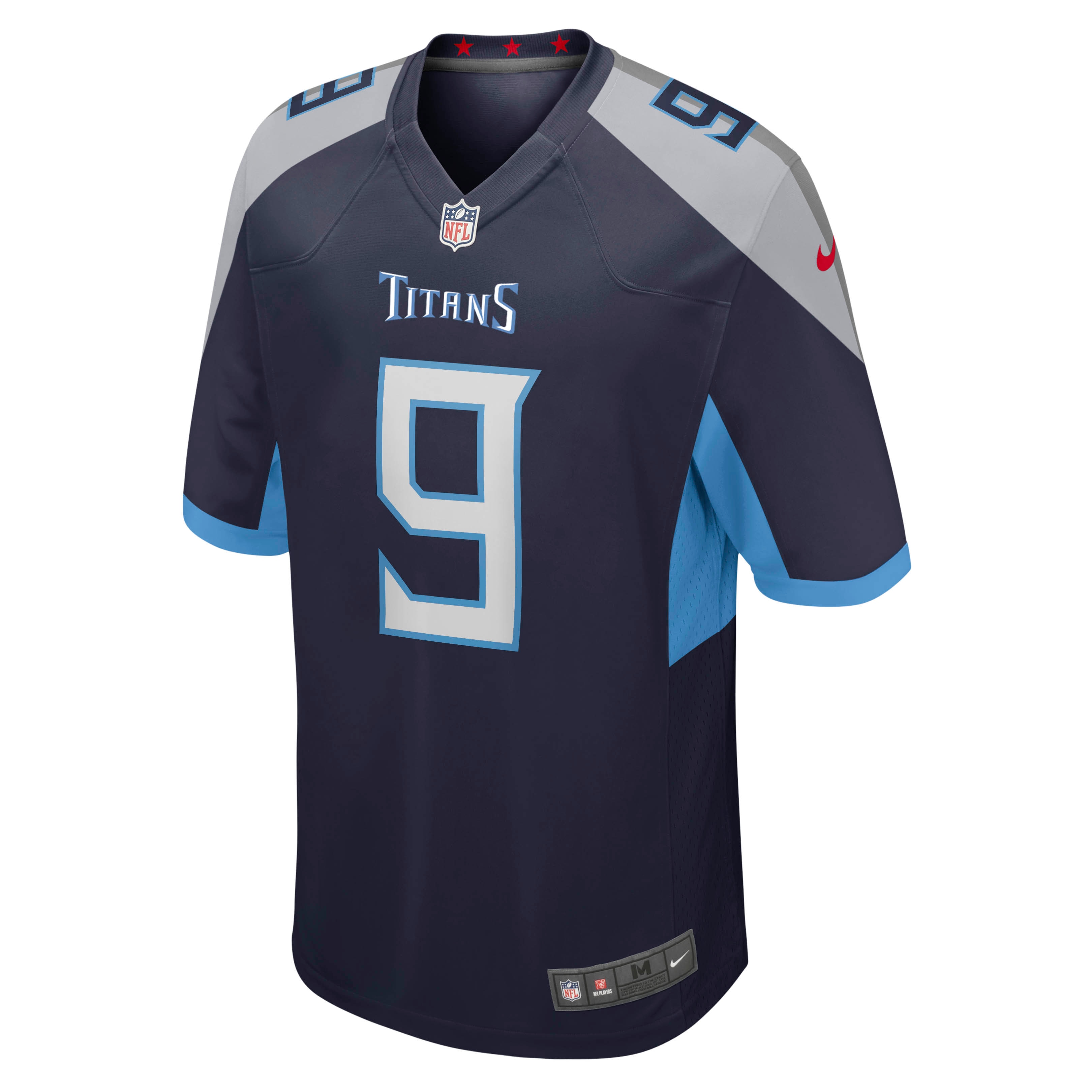 Tennessee Titans Steve McNair Navy Game Retired Player NFL Jersey Men's