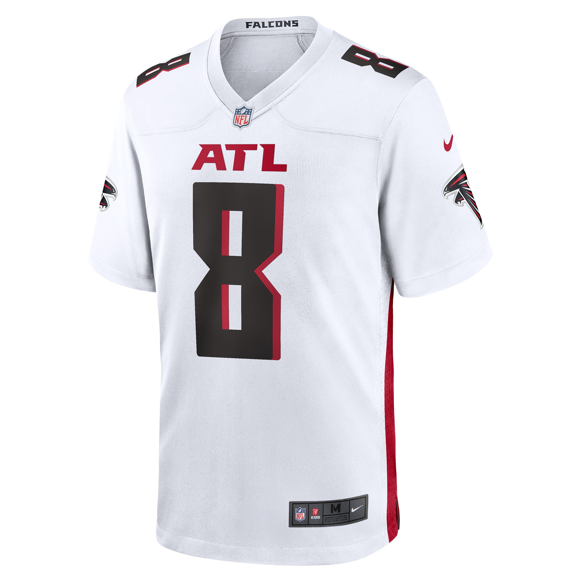 Atlanta Falcons Kyle Pitts White Game Player NFL Jersey Men's