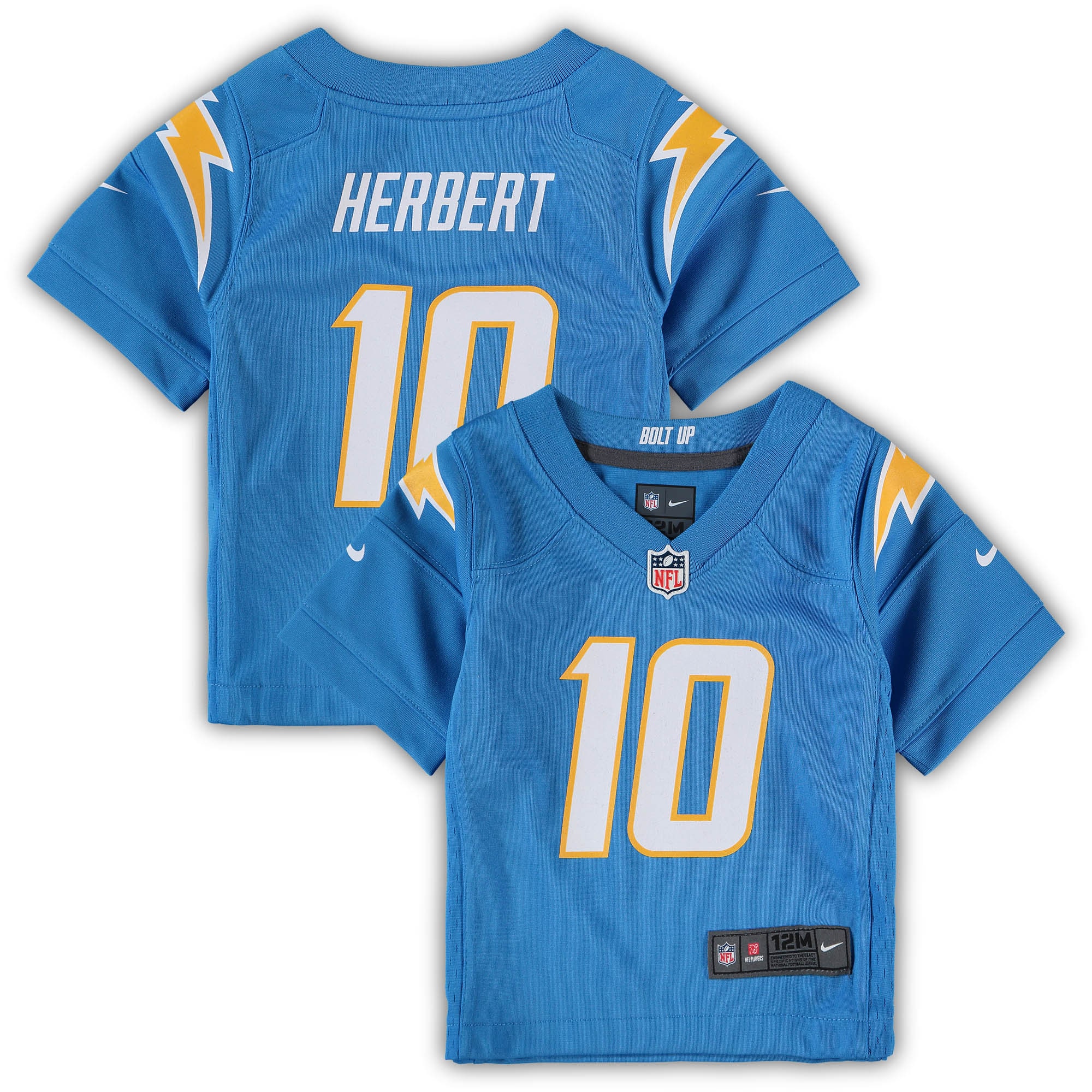 Infant Los Angeles Chargers Justin Herbert Powder Blue Game NFL Jersey Men's