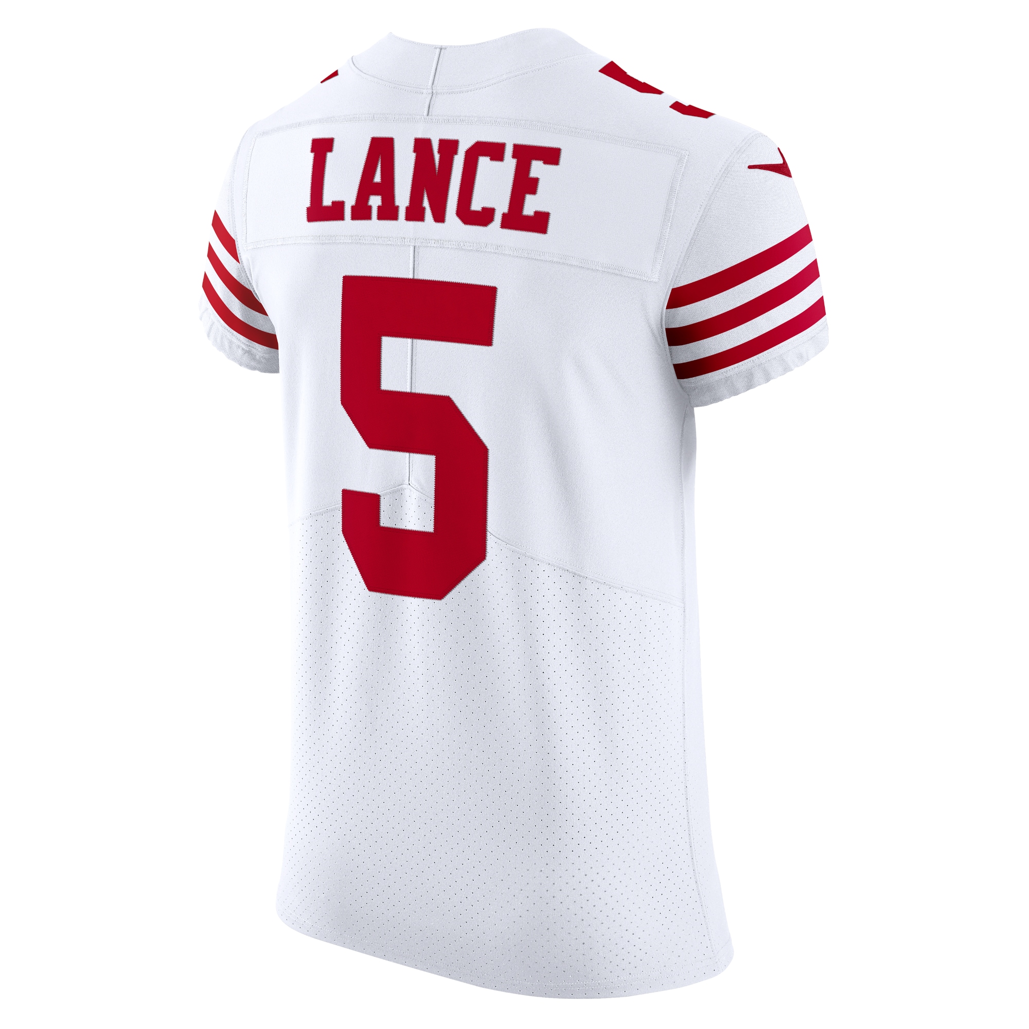 San Francisco 49ers Trey Lance White Vapor Elite NFL Jersey Men's