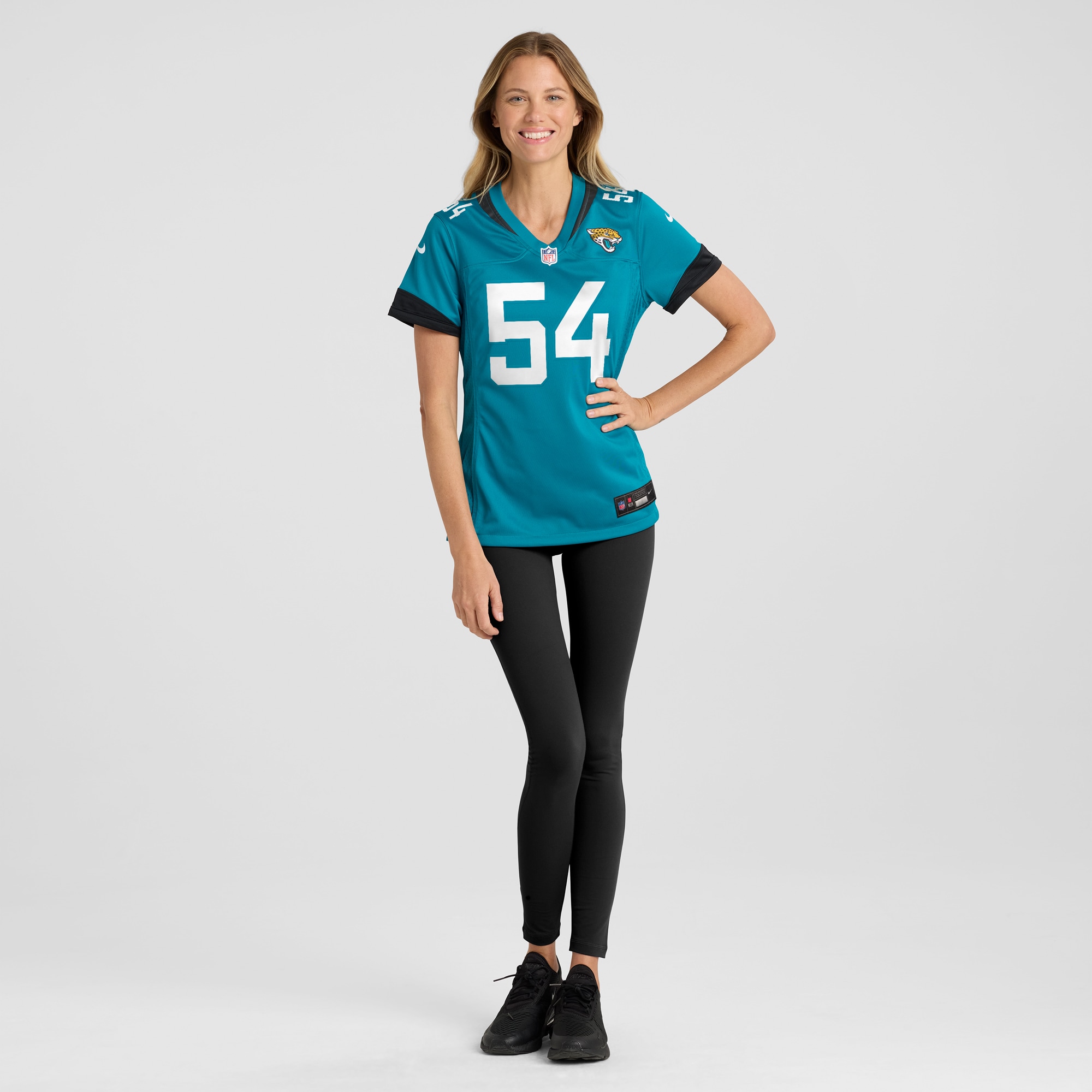 Jacksonville Jaguars DJ Coleman Teal Game NFL Jersey Women's