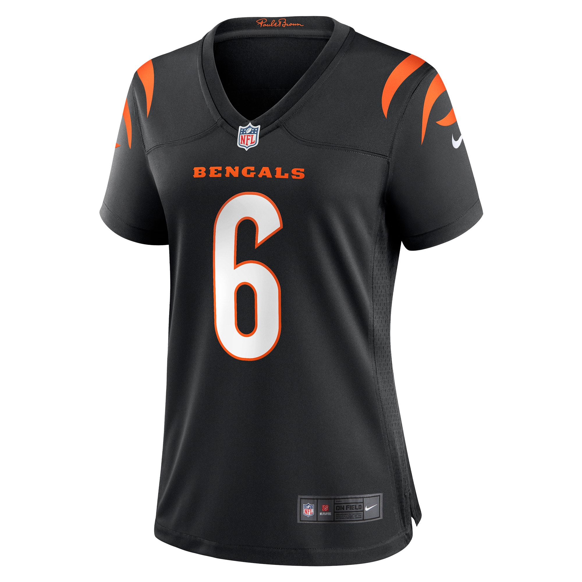 Cincinnati Bengals Jake Browning Black Game NFL Jersey Women's