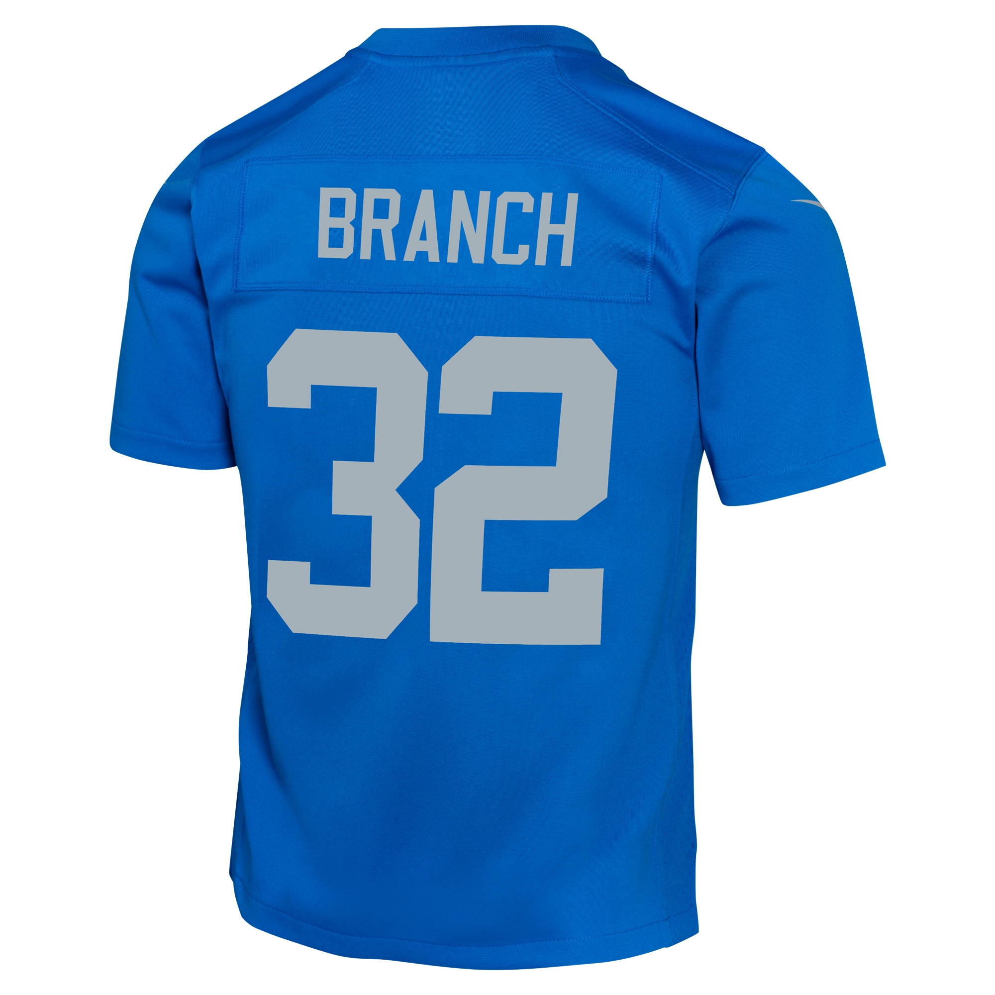 Detroit Lions Brian Branch Blue Alternate Game NFL Jersey Youth