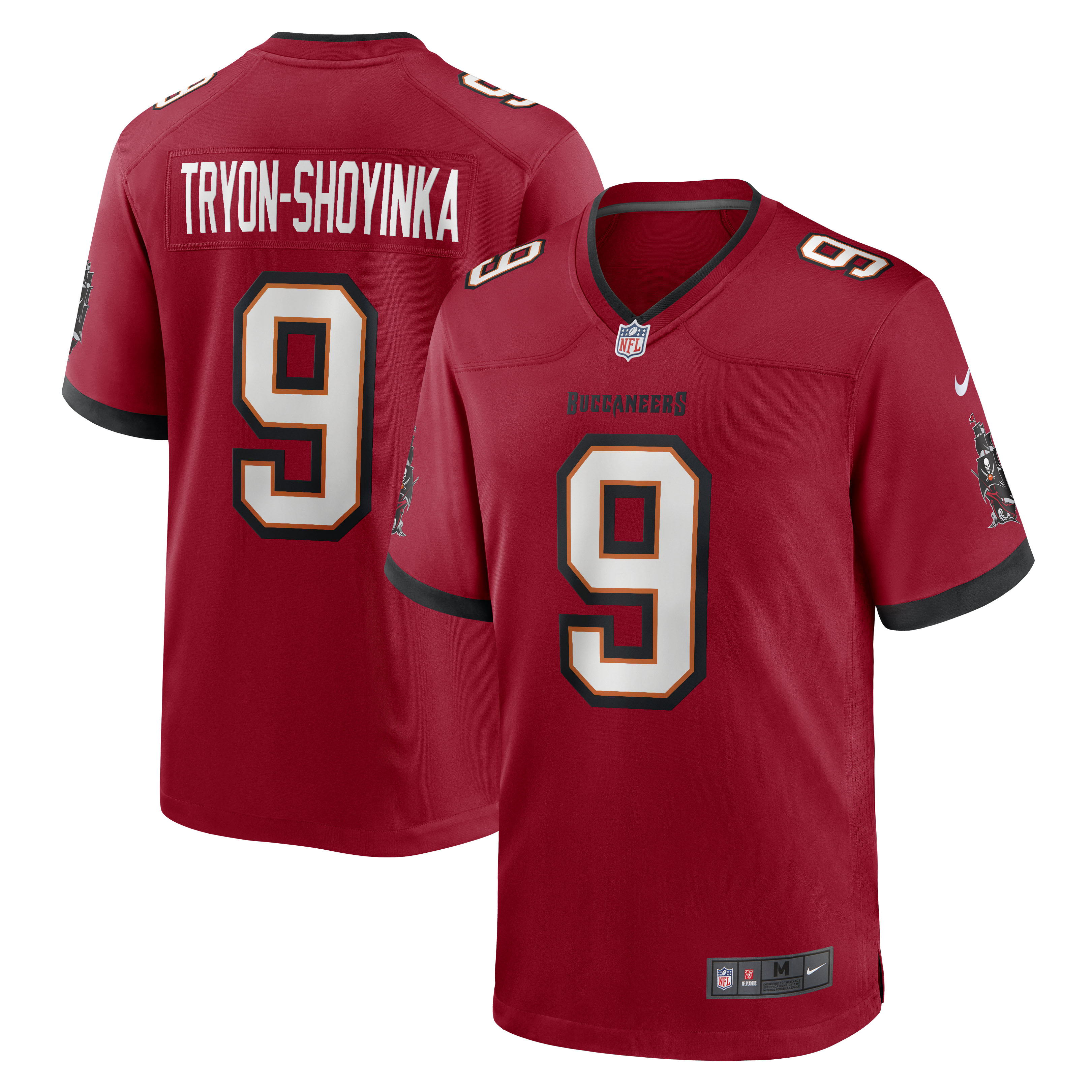 Tampa Bay Buccaneers Joe Tryon-Shoyinka Red Game NFL Jersey Men's