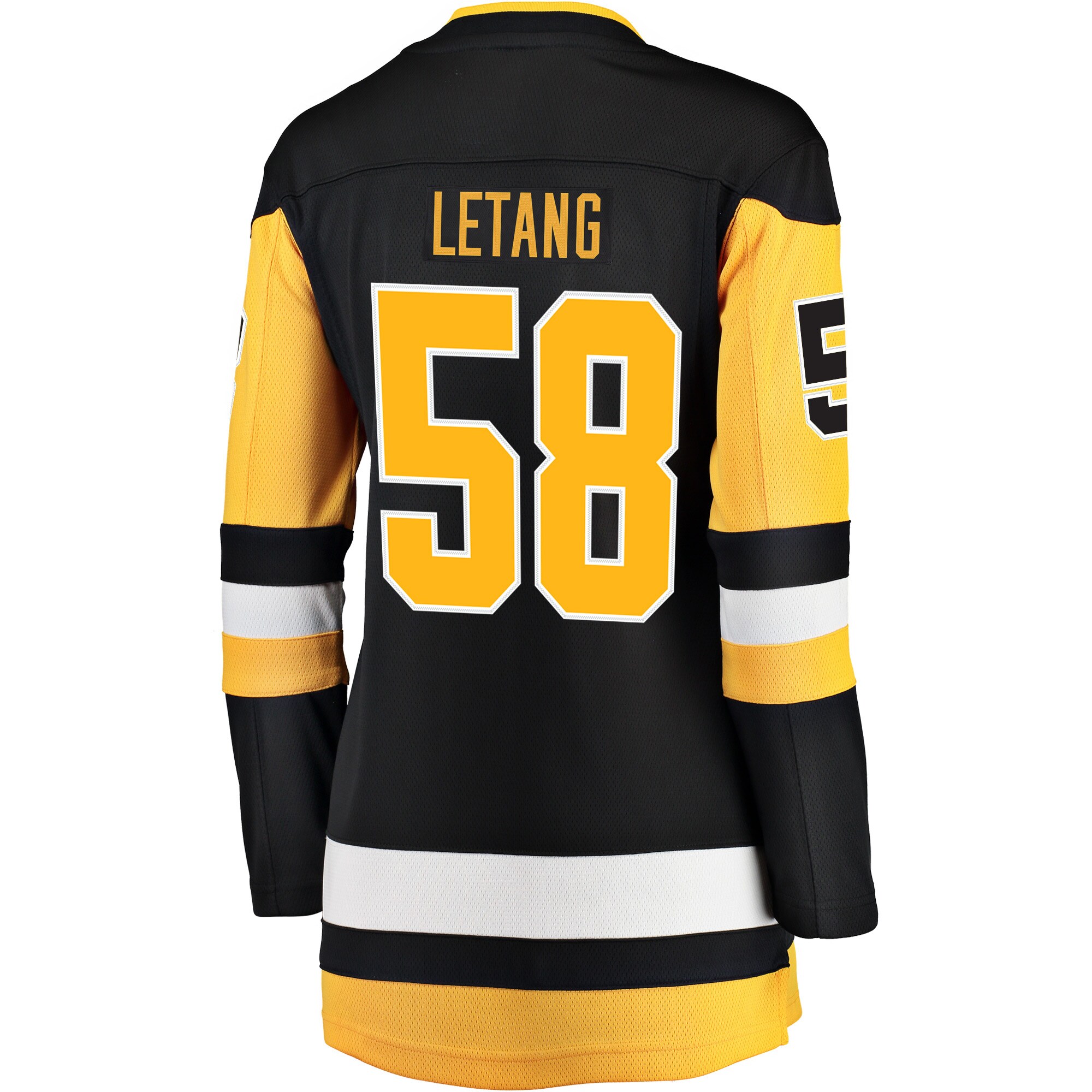 Pittsburgh Penguins Kris Letang Black Home Breakaway Player NHL Jersey Women's