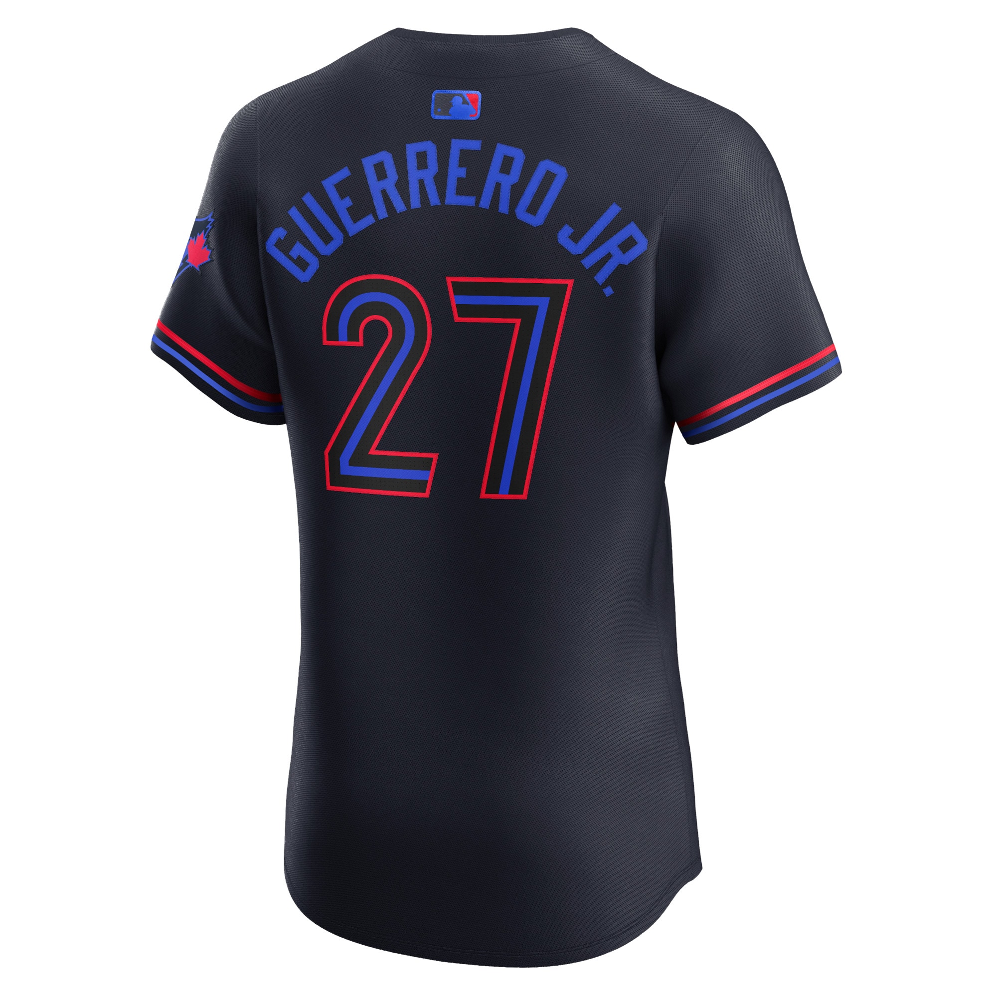 Toronto Blue Jays Vladimir Guerrero Jr. Navy 2024 City Connect Elite Player MLB Jersey Men's