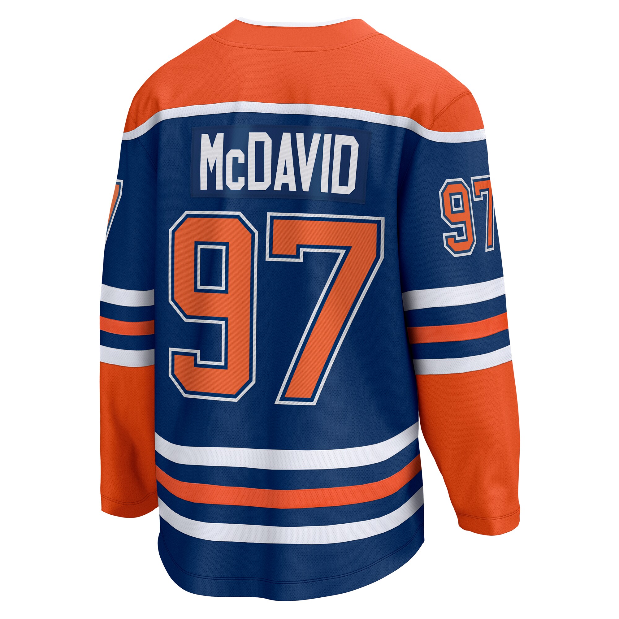 Edmonton Oilers Connor McDavid Royal Home Breakaway NHL Jersey Men's