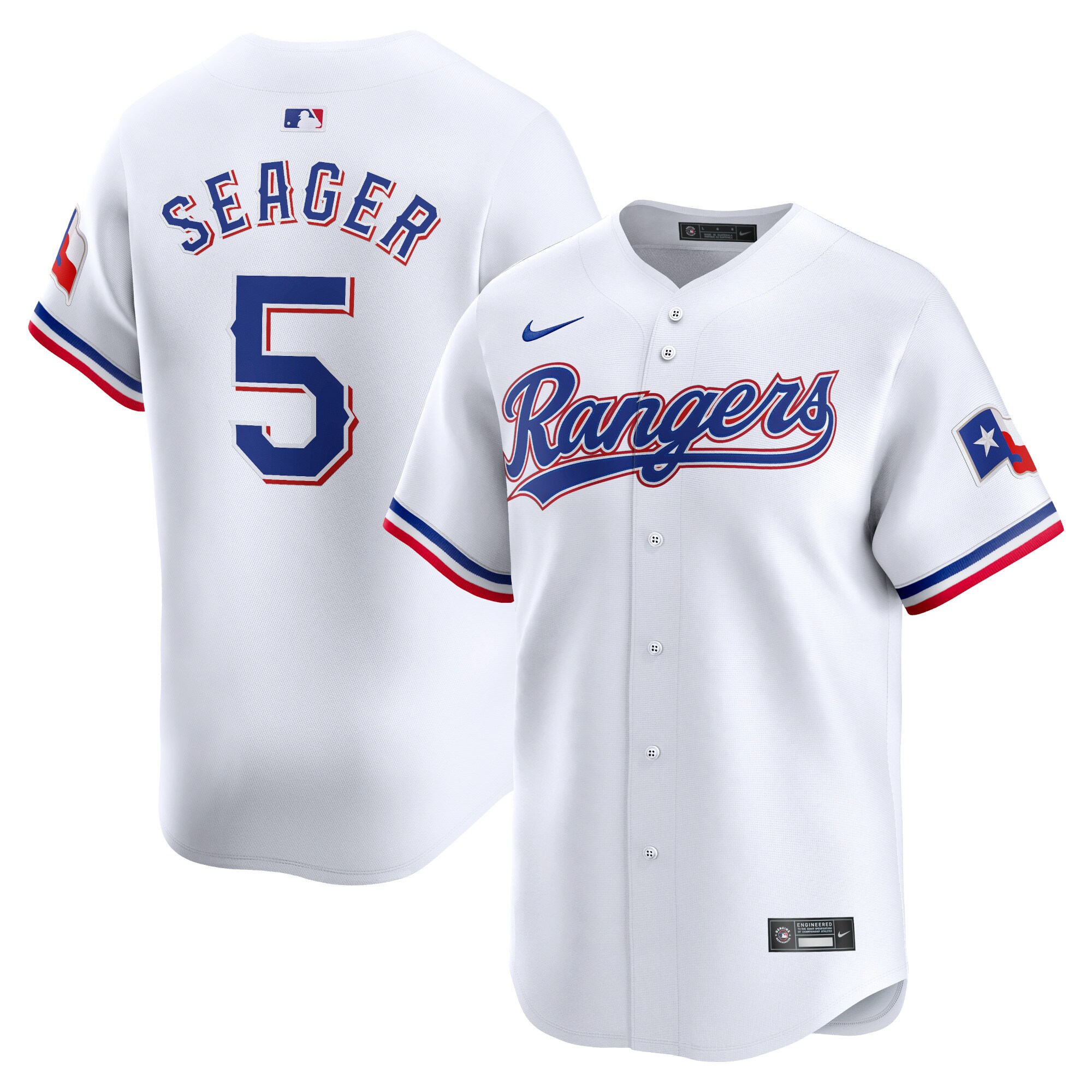 Texas Rangers Corey Seager White Home Limited Player MLB Jersey Men's