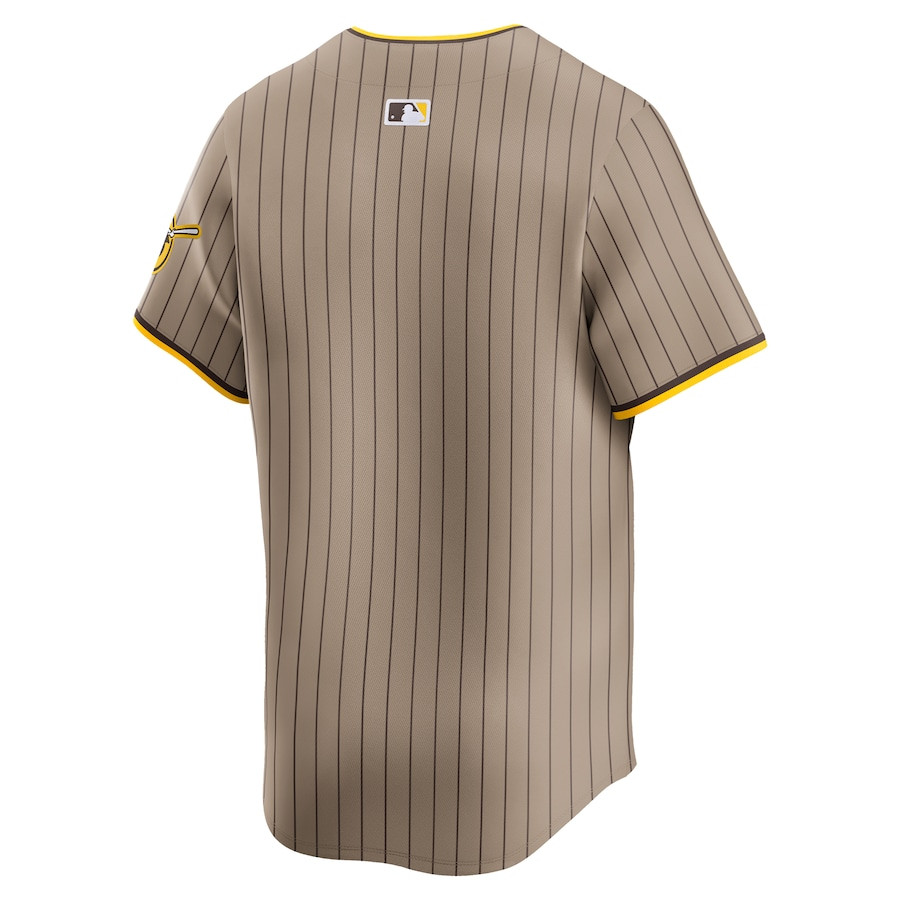 San Diego Padres Alternate Limited Khaki MLB Jersey Men's