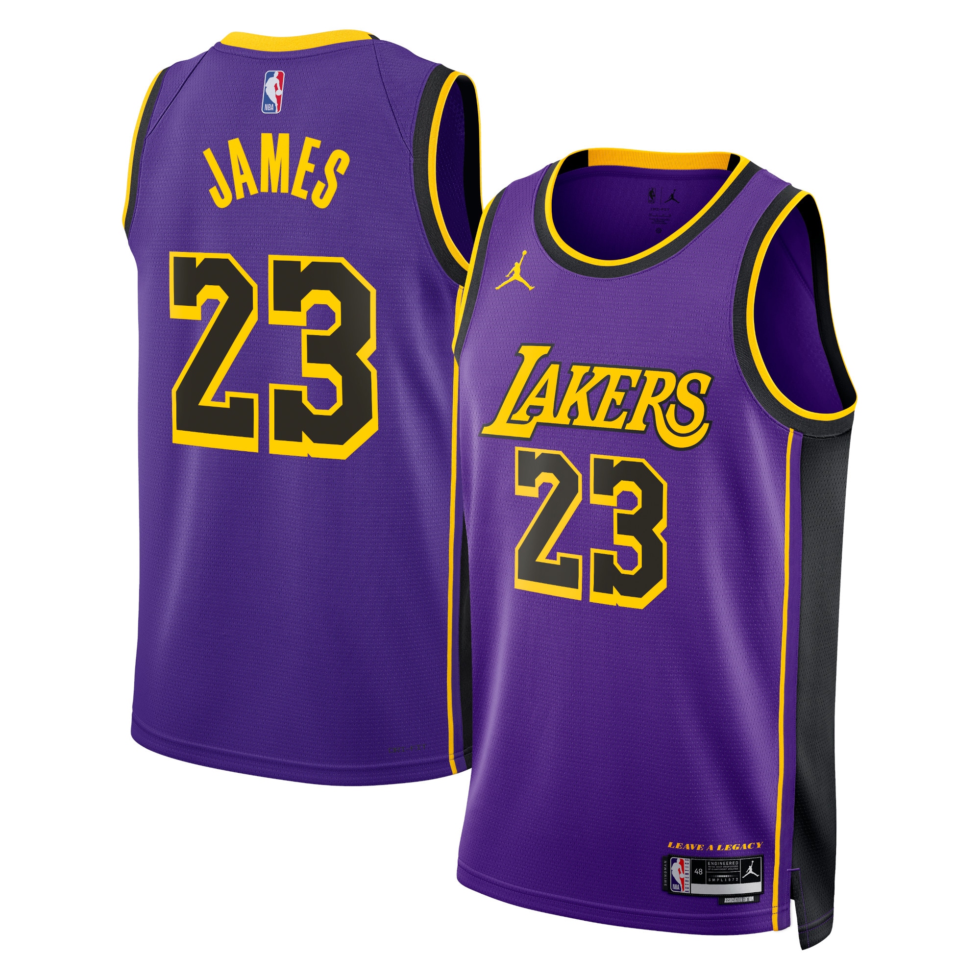 Los Angeles Lakers Jordan Statement Edition Swingman Purple Lebron Jame Unisex NBA Jersey Unisex