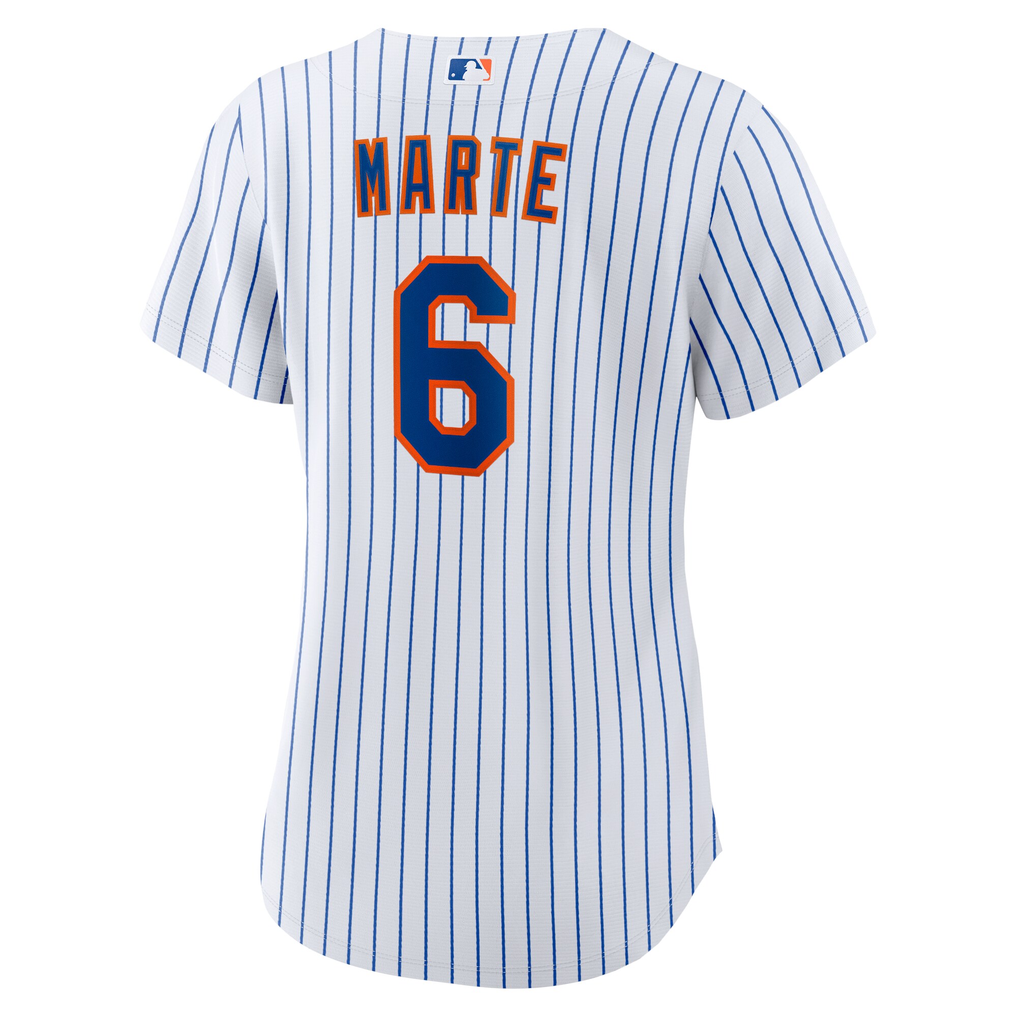 New York Mets Starling Marte White Home Player MLB Jersey Women's