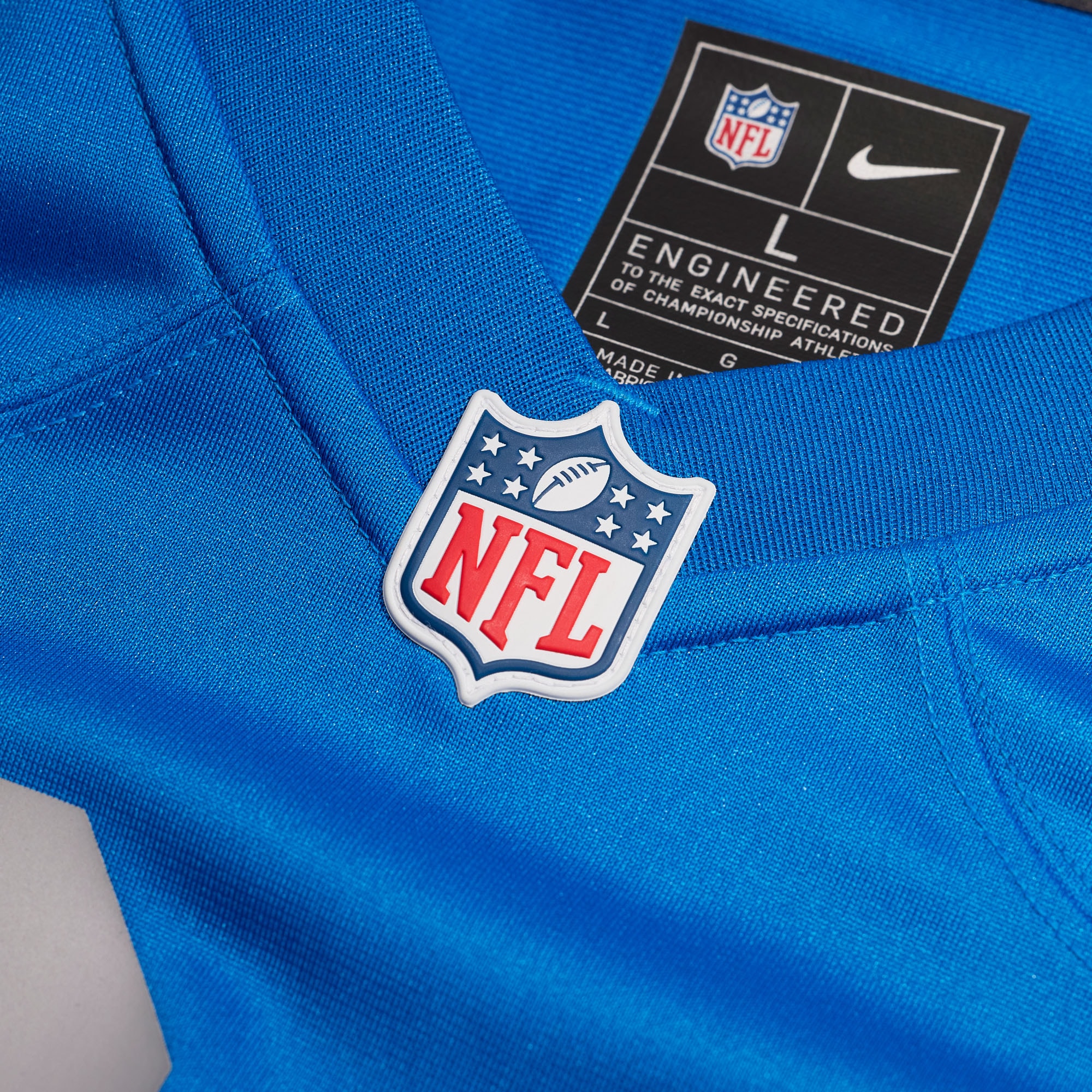 Detroit Lions Sam LaPorta Blue Alternate Game NFL Jersey Men's