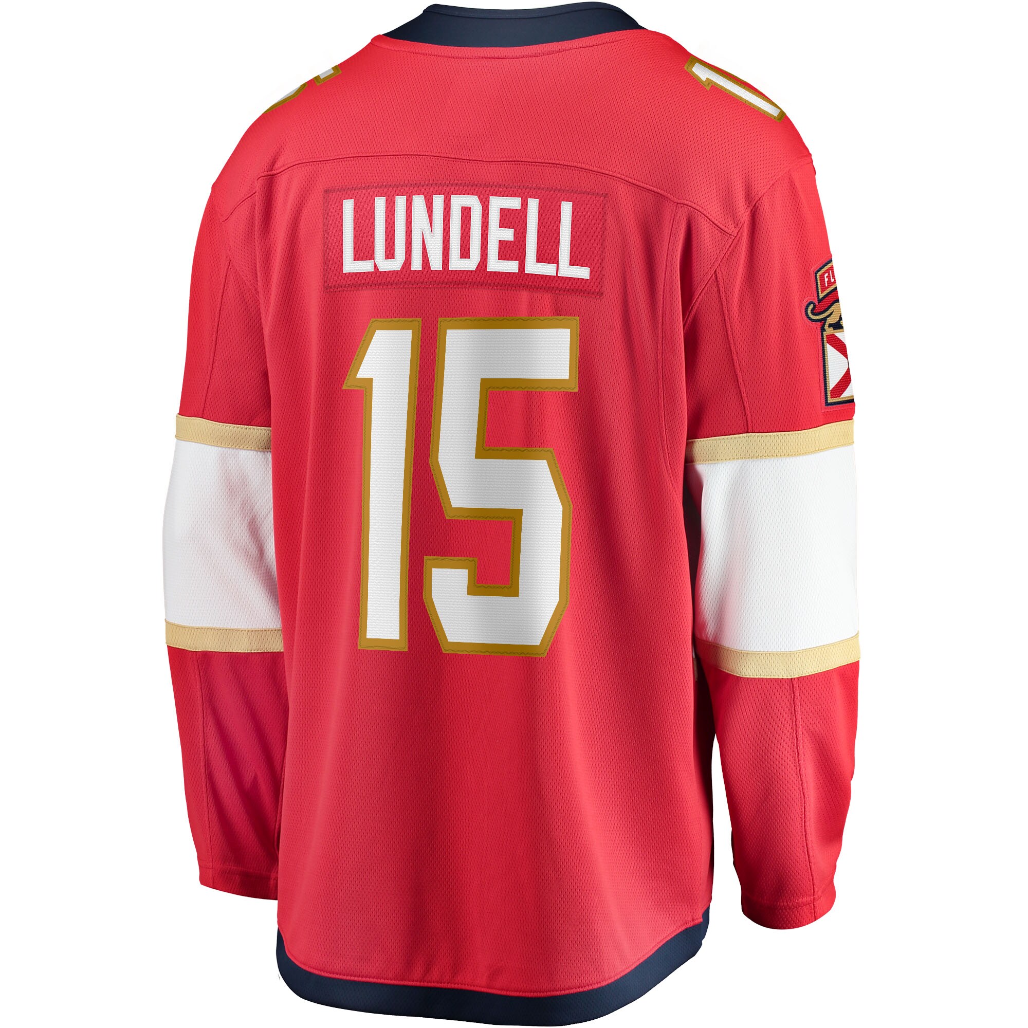 Florida Panthers Anton Lundell Red Home Breakaway Player NHL Jersey Men's