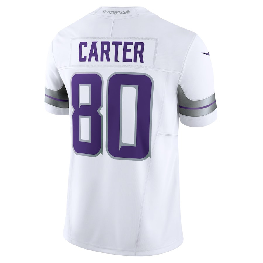 Cris Carter 80 Minnesota Vikings Alternate Vapor F.U.S.E. Limited White NFL Jersey Men's
