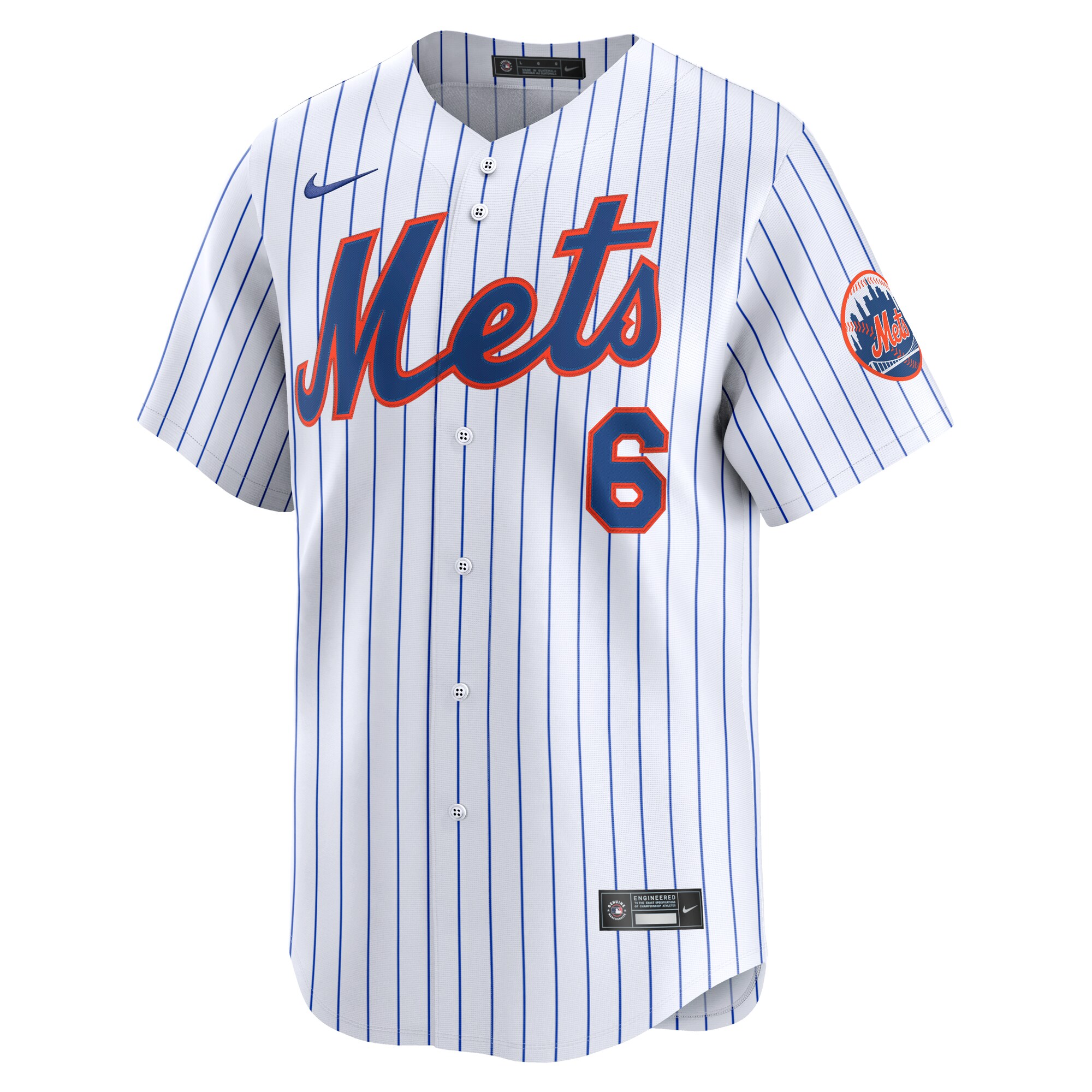 New York Mets Starling Marte White Alternate Limited Player MLB Jersey Men's