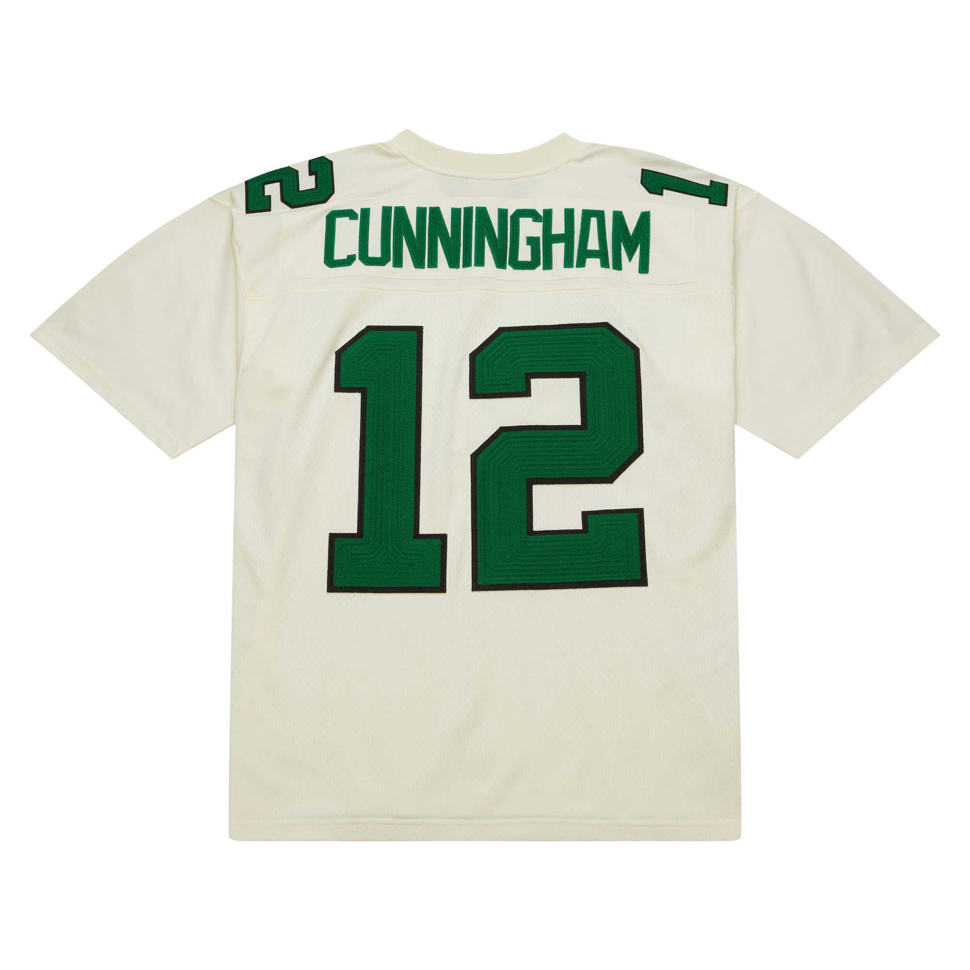 Philadelphia Eagles Randall Cunningham Mitchell Ness Cream Chainstitch Legacy NFL Jersey Men's