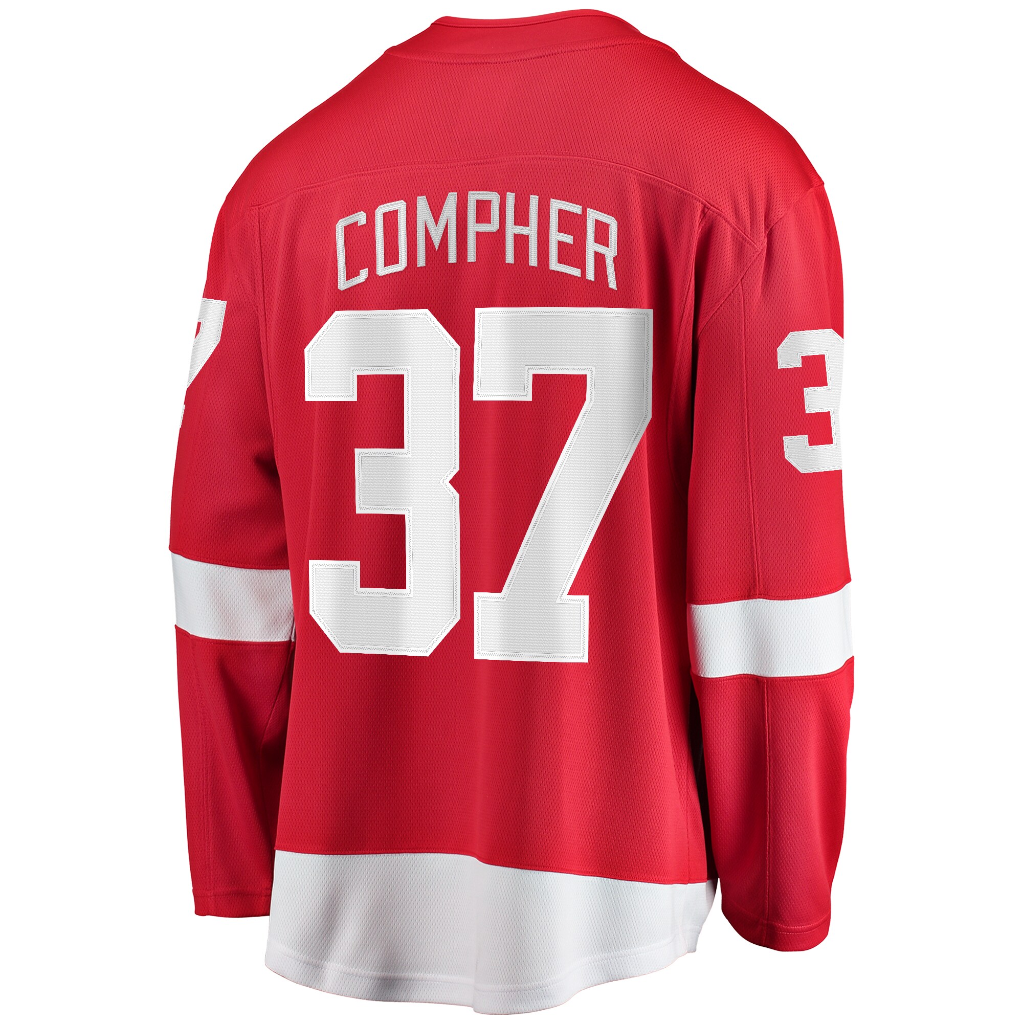 Detroit Red Wings J.T. Compher Red Home Breakaway NHL Jersey Men's