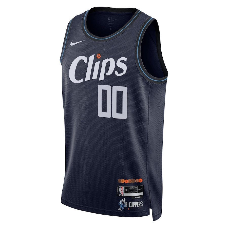 Los Angeles Clippers 2023/24 City Edition Swingman Custom Navy NBA Jersey Men's