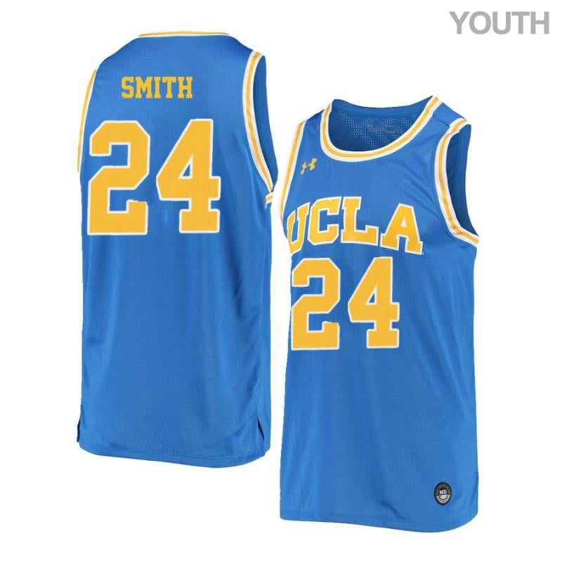 24 Joshua Smith Blue Retro Elite UCLA Bruins NCAA Jersey Youth