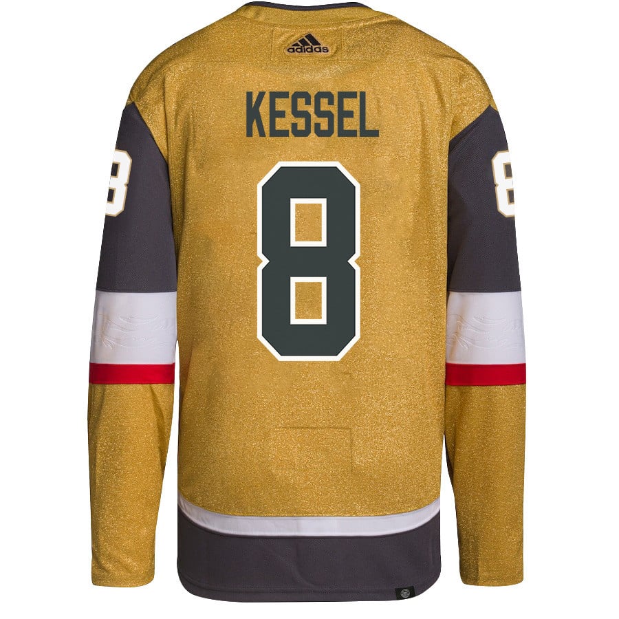 Phil Kessel 8 Vegas Golden Knights Stanley Cup 2023 Champions Patch Home Breakaway Gold NHL Jersey Men's