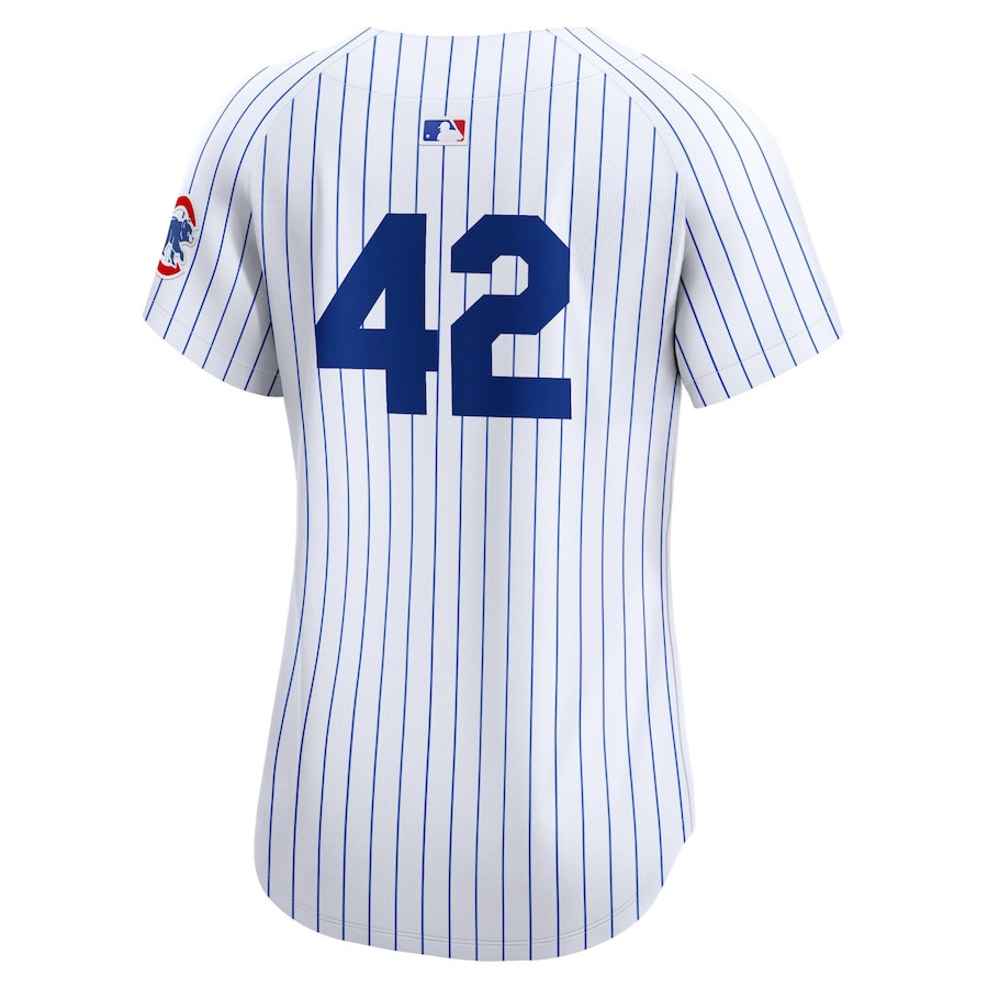 Chicago Cubs 2024 Jackie Robinson Day Home Limited White MLB Jersey Women's