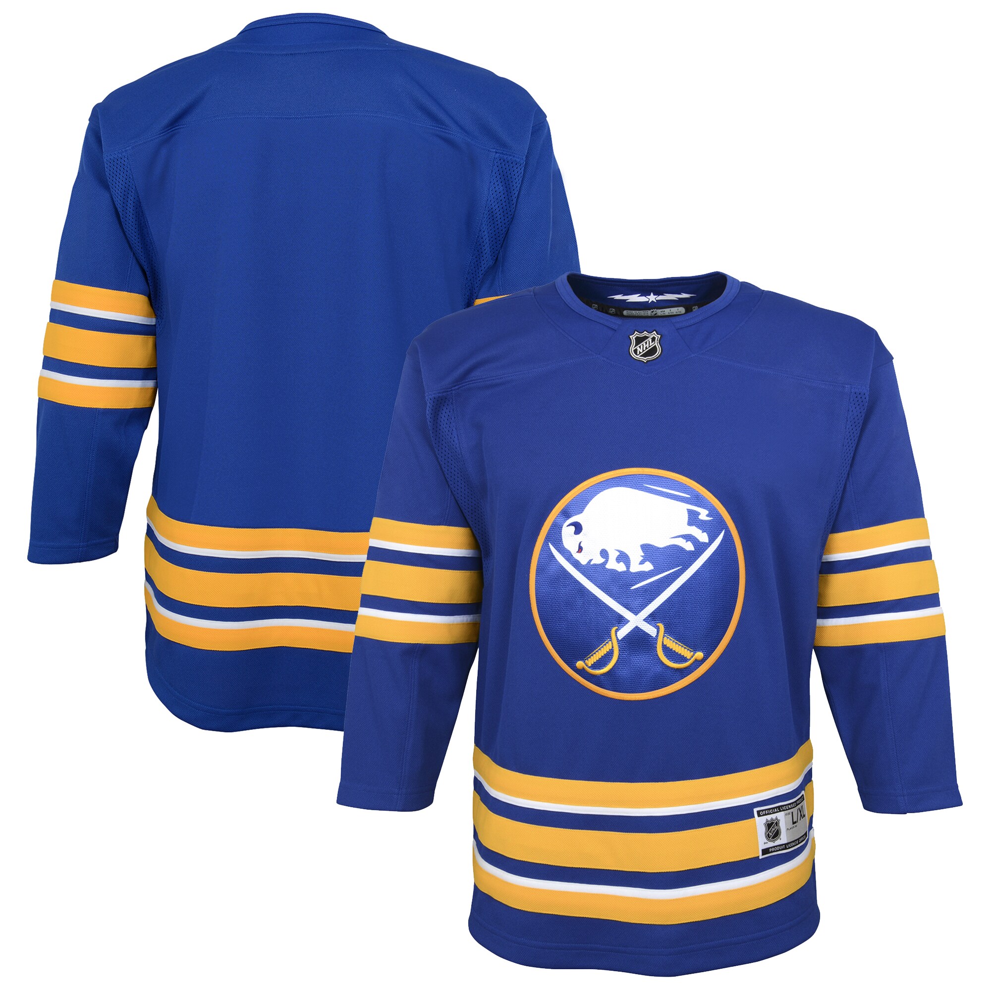 Buffalo Sabres Royal Home Premier NHL Jersey Youth
