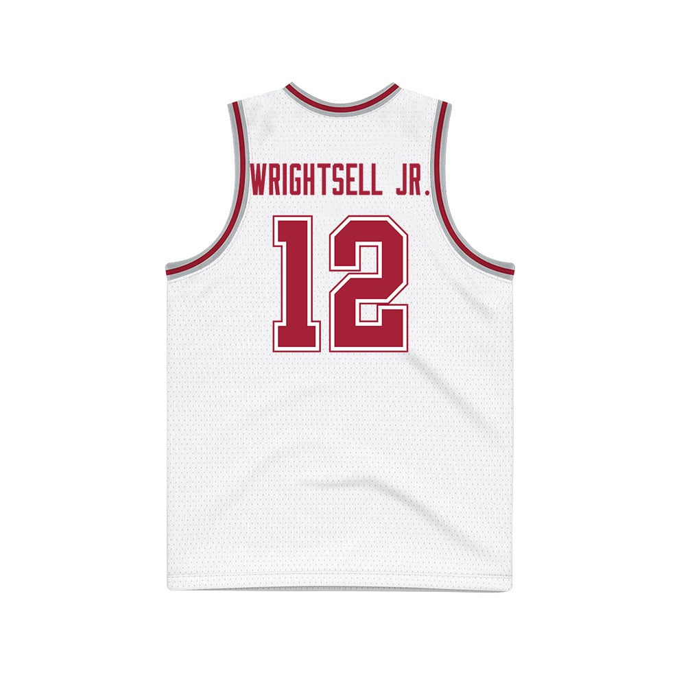 Latrell Wrightsell Jr. 12 Alabama Crimson Tide 2024 White Unisex NCAA Jersey Unisex