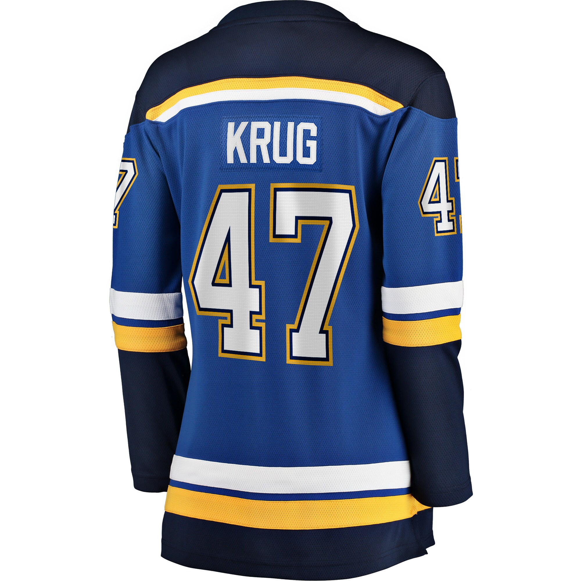 St. Louis Blues Torey Krug Blue Breakaway Player NHL Jersey Women's