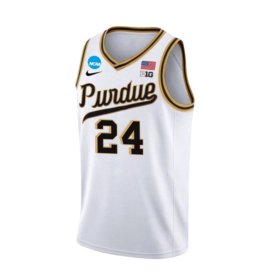 Sam King 24 Purdue Boilermakers 2024 White Unisex NCAA Jersey Unisex