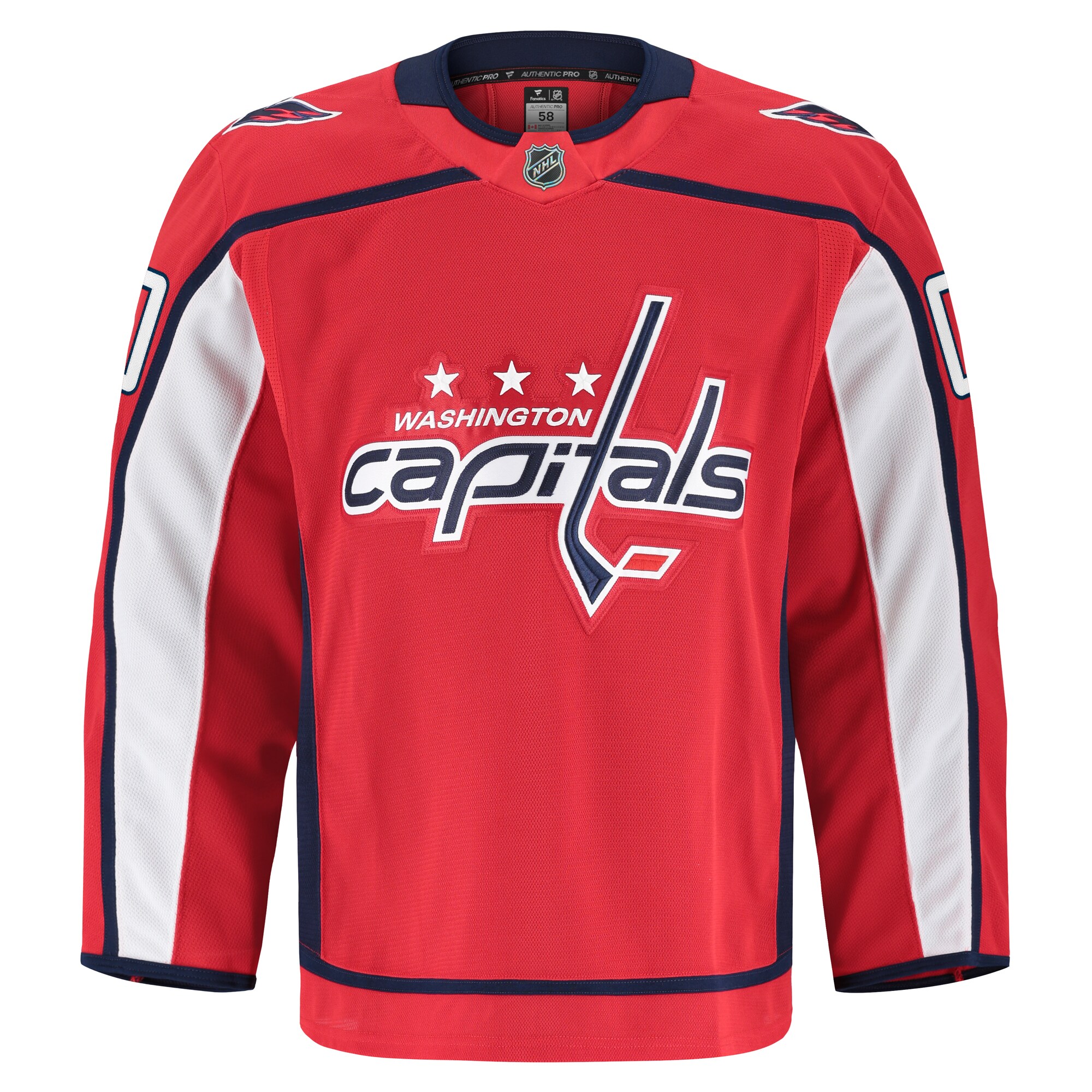 Washington Capitals Red Home Pro Custom NHL Jersey Men's
