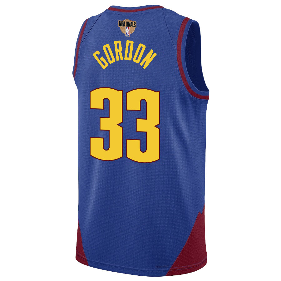 Aaron Gordon 33 Denver Nuggets Final Champions 2023 Swingman Blue NBA Jersey Men's