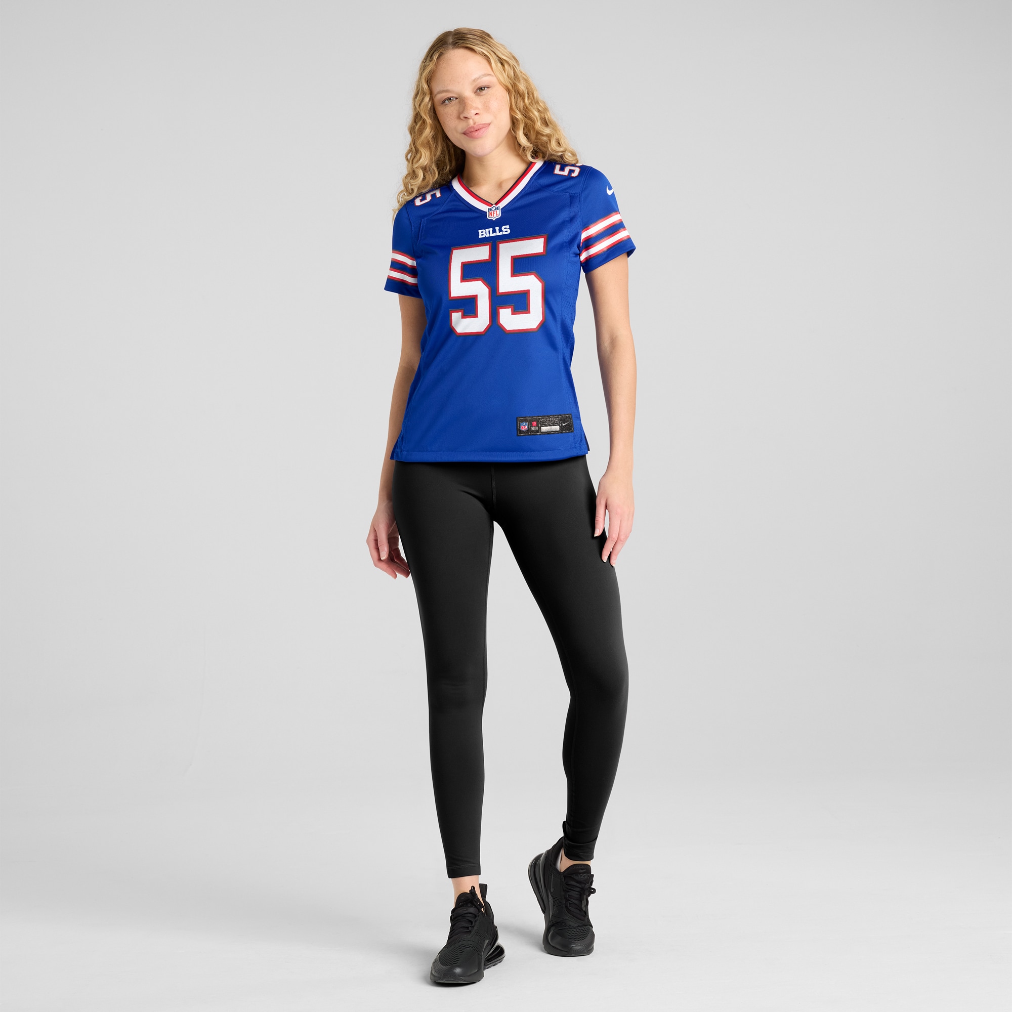 Buffalo Bills Christian Kirksey Royal Team Game NFL Jersey Women's