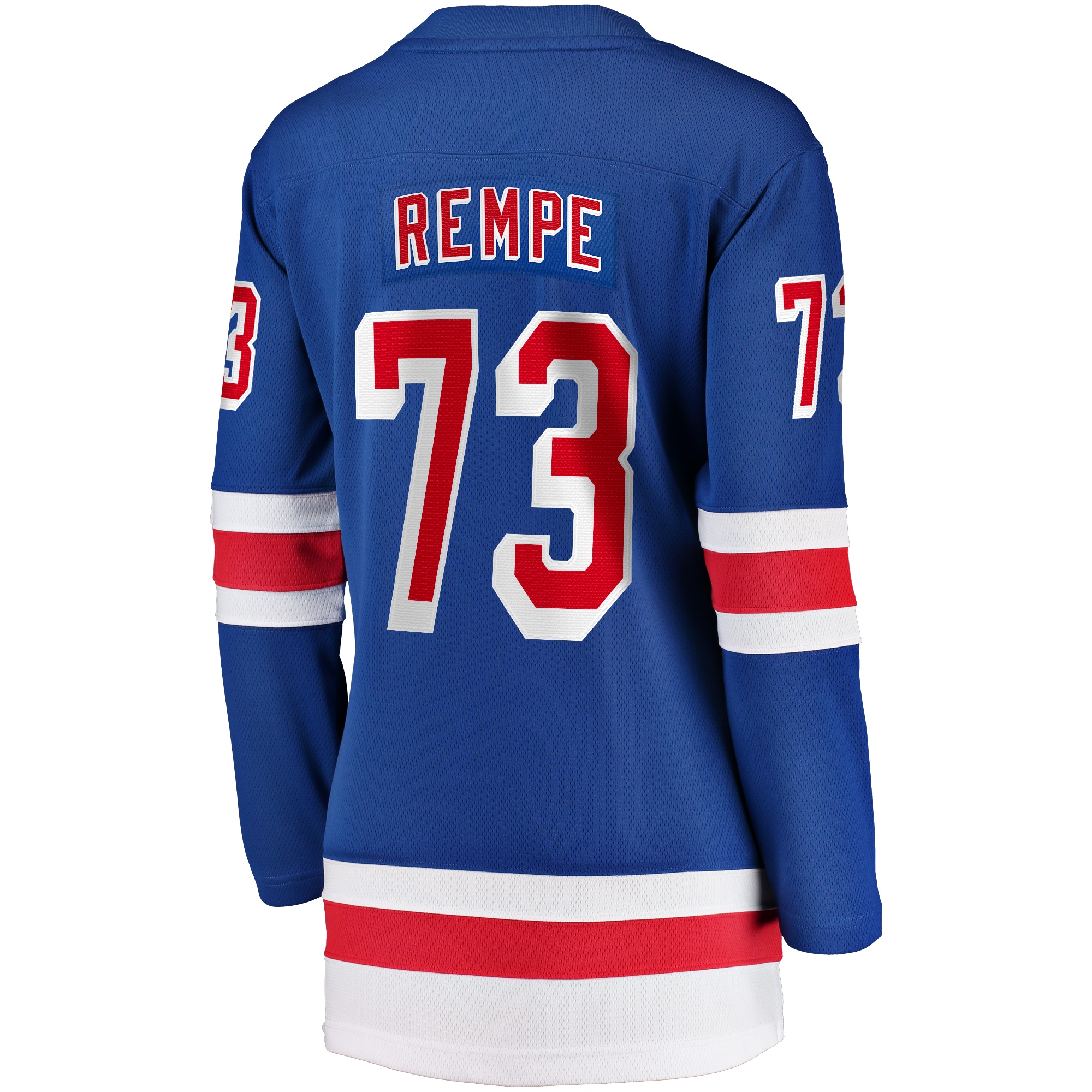 New York Rangers Matt Rempe Blue Home Breakaway NHL Jersey Women's