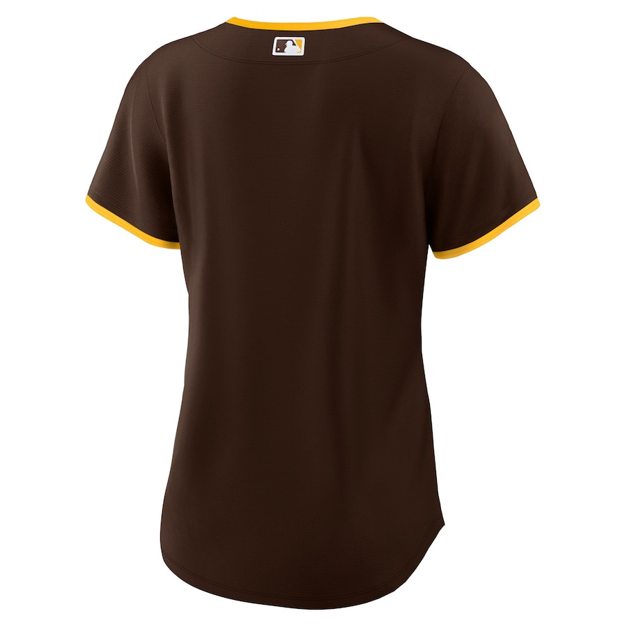 San Diego Padres Road Brown MLB Jersey Women's