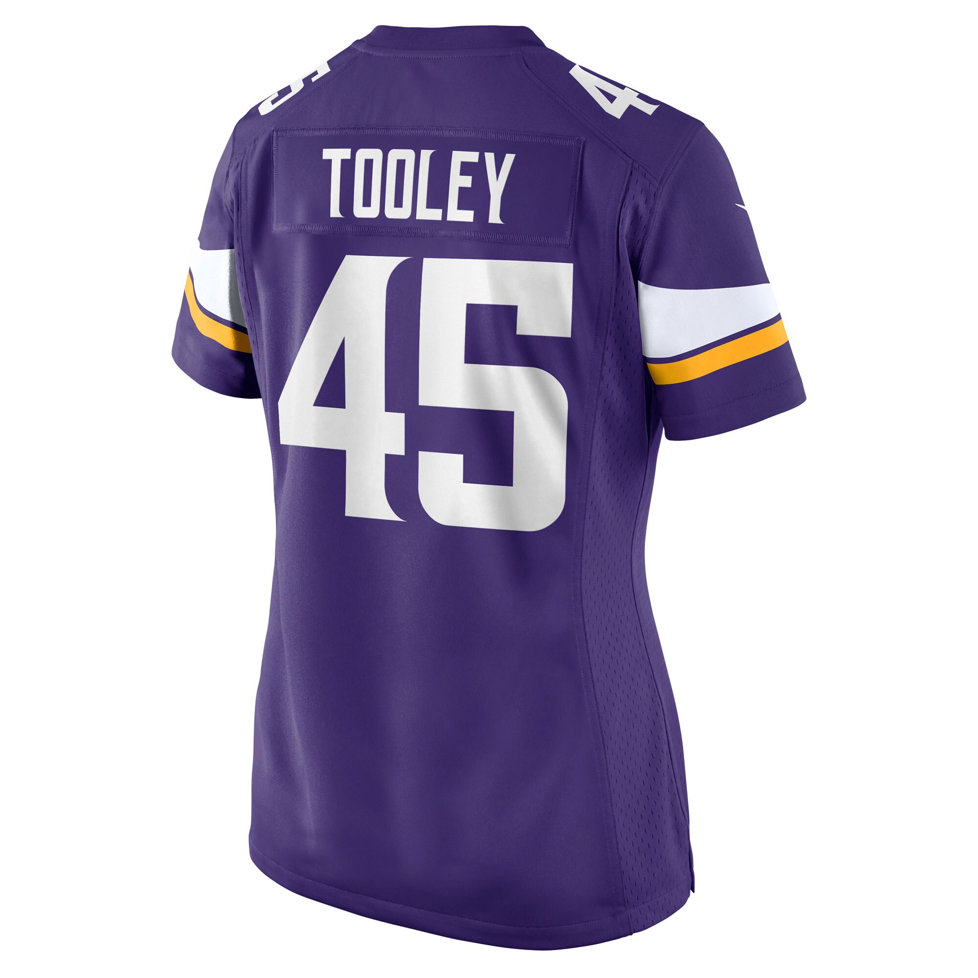 Minnesota Vikings Max Tooley Purple Team Game NFL Jersey Women's