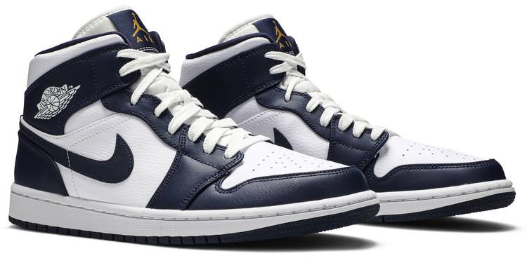 Air Jordan 1 Mid Obsidian 554724-174