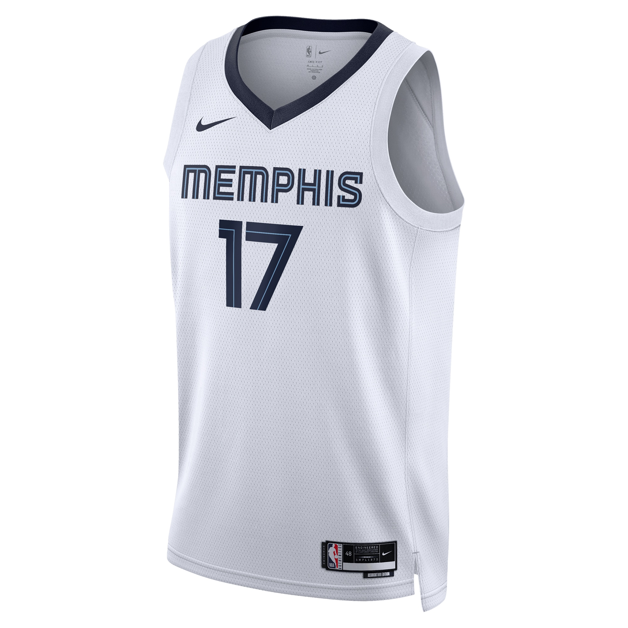 Memphis Grizzlies Association Edition Swingman White Yuki Kawamur Unisex NBA Jersey Unisex