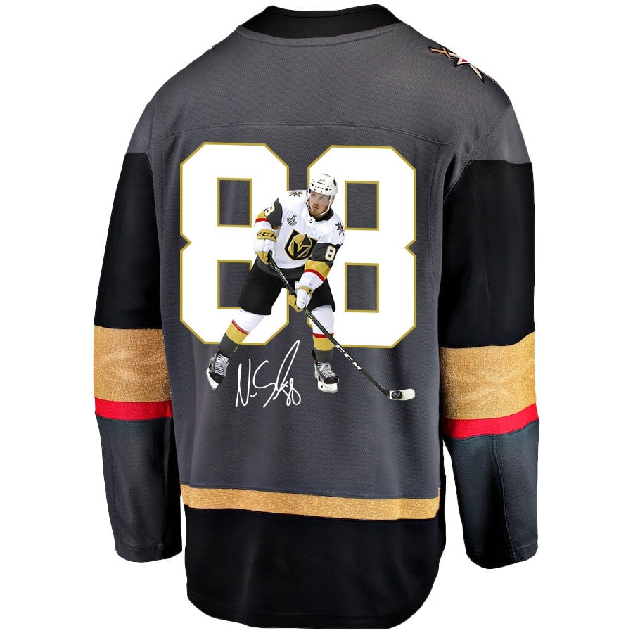 Nate Schmidt 88 Vegas Golden Knights Defensive Anchor 2023 Champions Stanley Cup Black NHL Jersey Men's