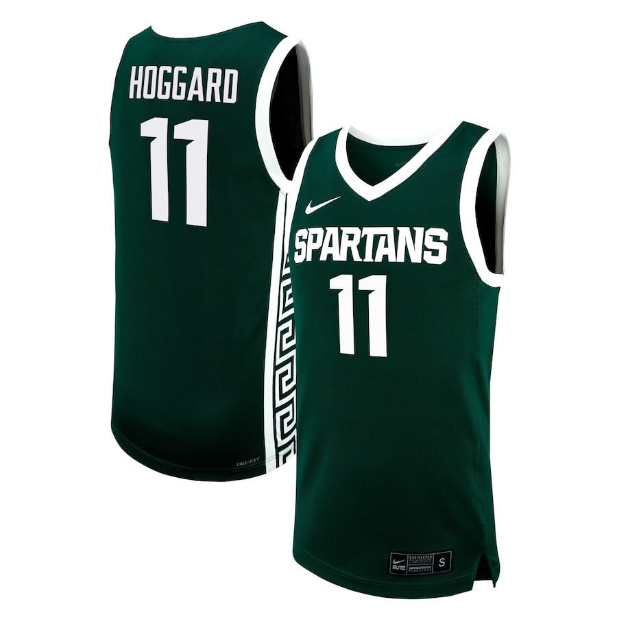 AJ Hoggard 11 Michigan State Spartans Green NCAA Jersey Men's