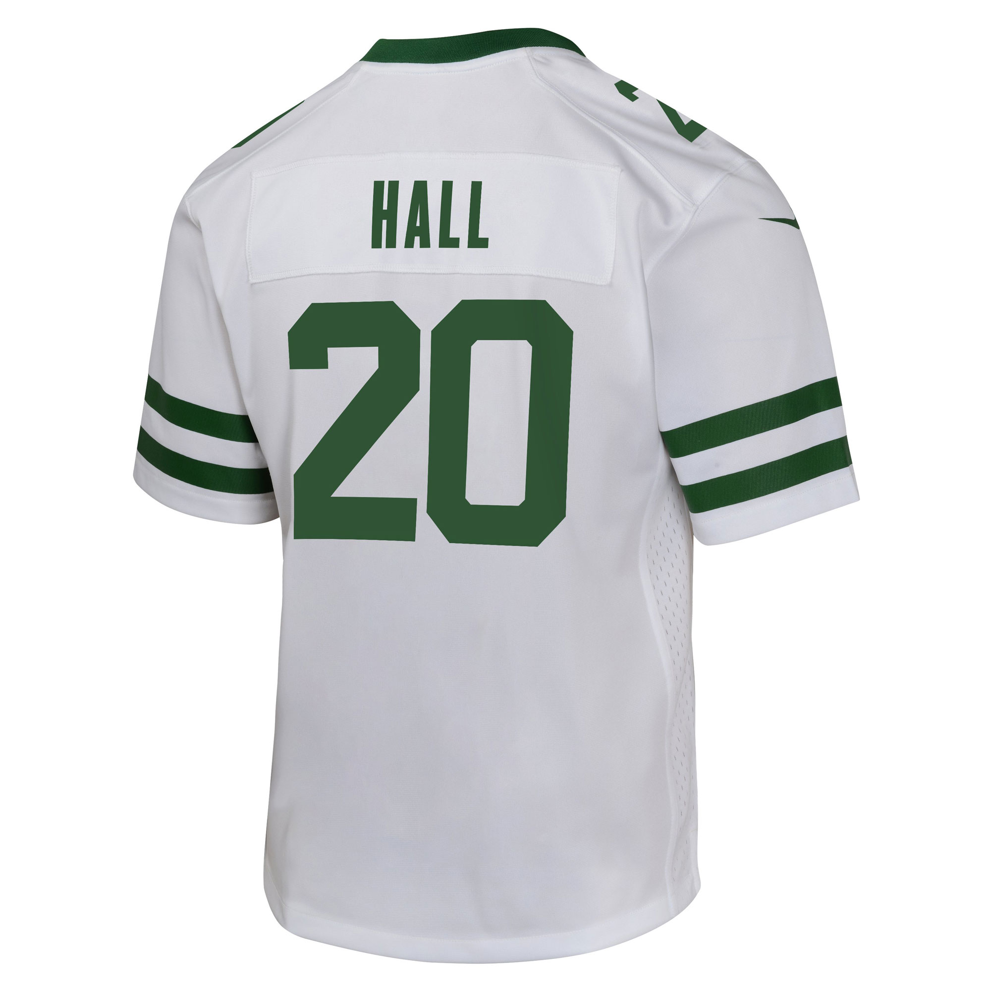 New York Jets Breece Hall Legacy White Game NFL Jersey Youth