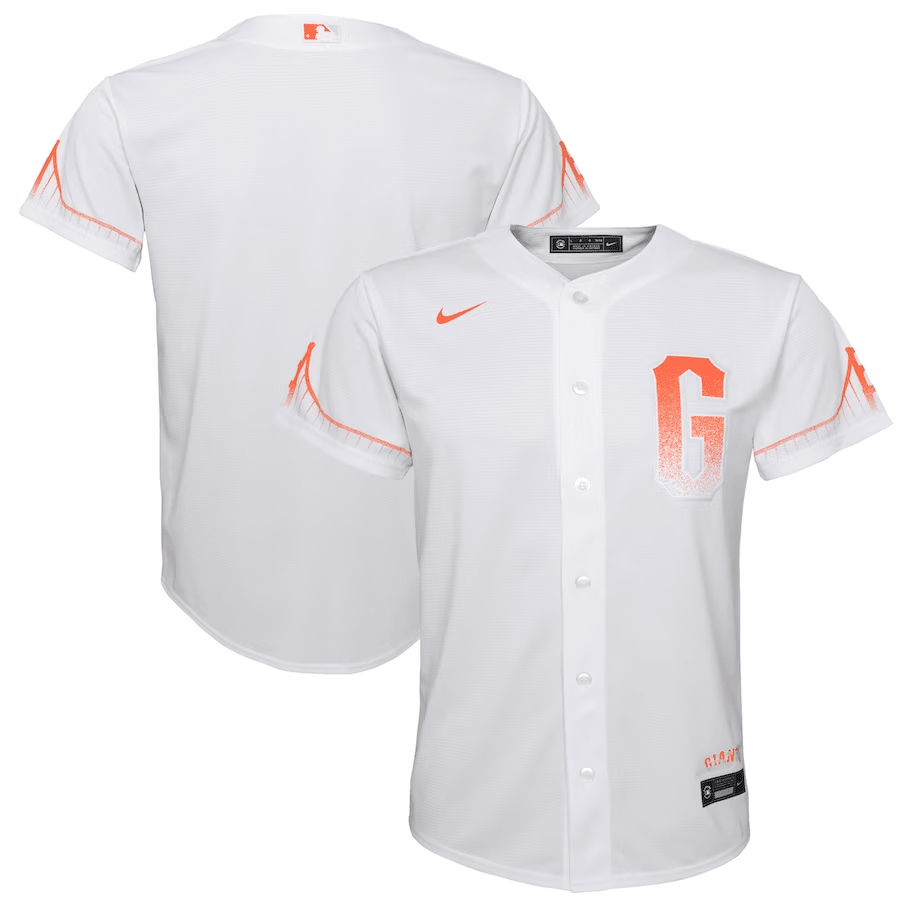 San Francisco Giants City Connect White MLB Jersey Youth