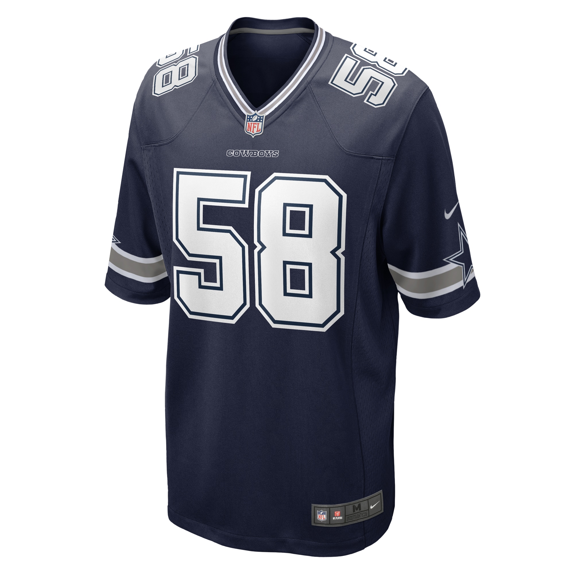 Dallas Cowboys Mazi Smith Navy Game NFL Jersey Men's