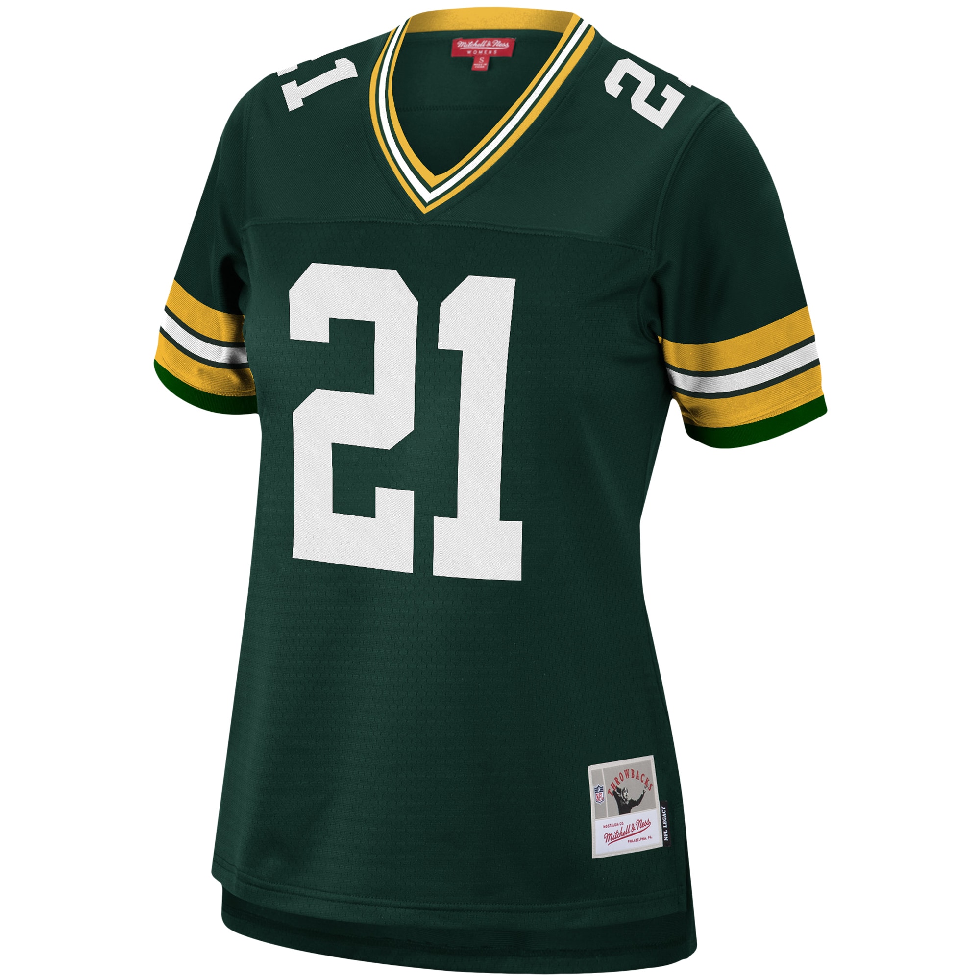 Green Bay Packers Charles Woodson Mitchell Ness Green 2010 Legacy Player NFL Jersey Women's