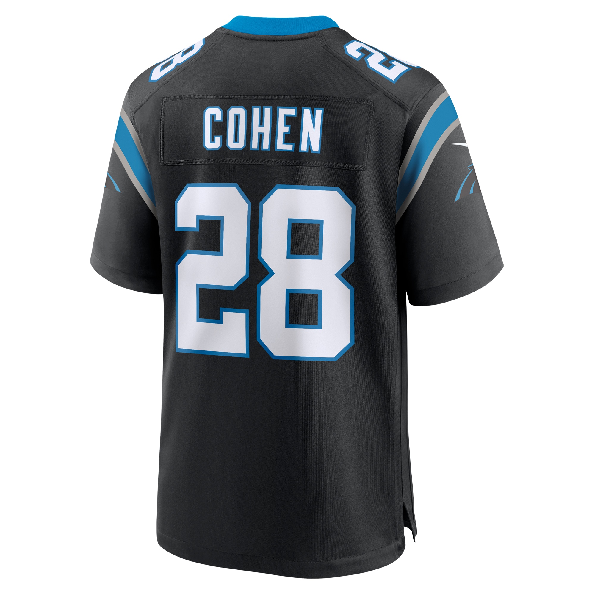 Carolina Panthers Tarik Cohen Black Game NFL Jersey Men's