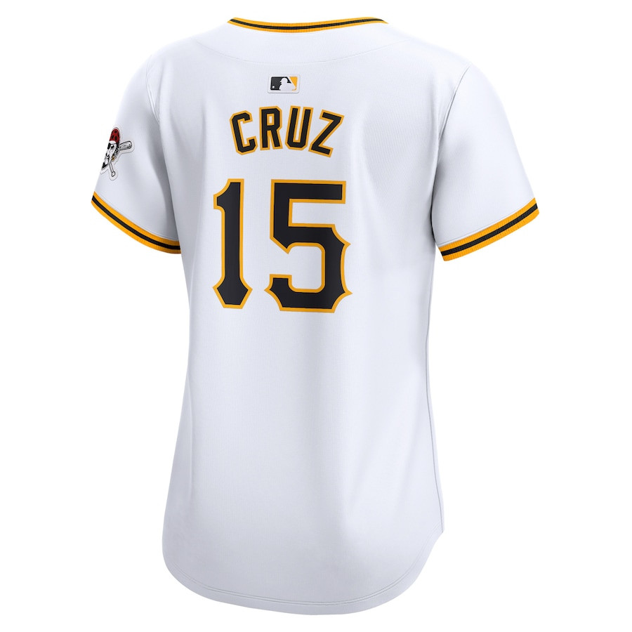 Oneil Cruz 15 Pittsburgh Pirates Home Limited Player White MLB Jersey Women's