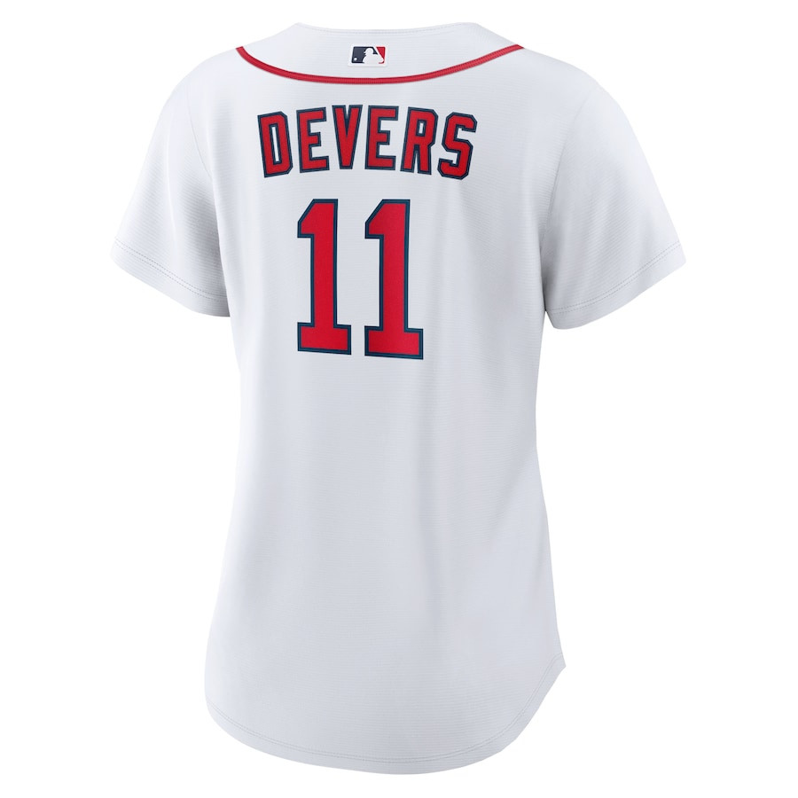 Rafael Devers 11 Boston Red Sox Home Player White MLB Jersey Women's