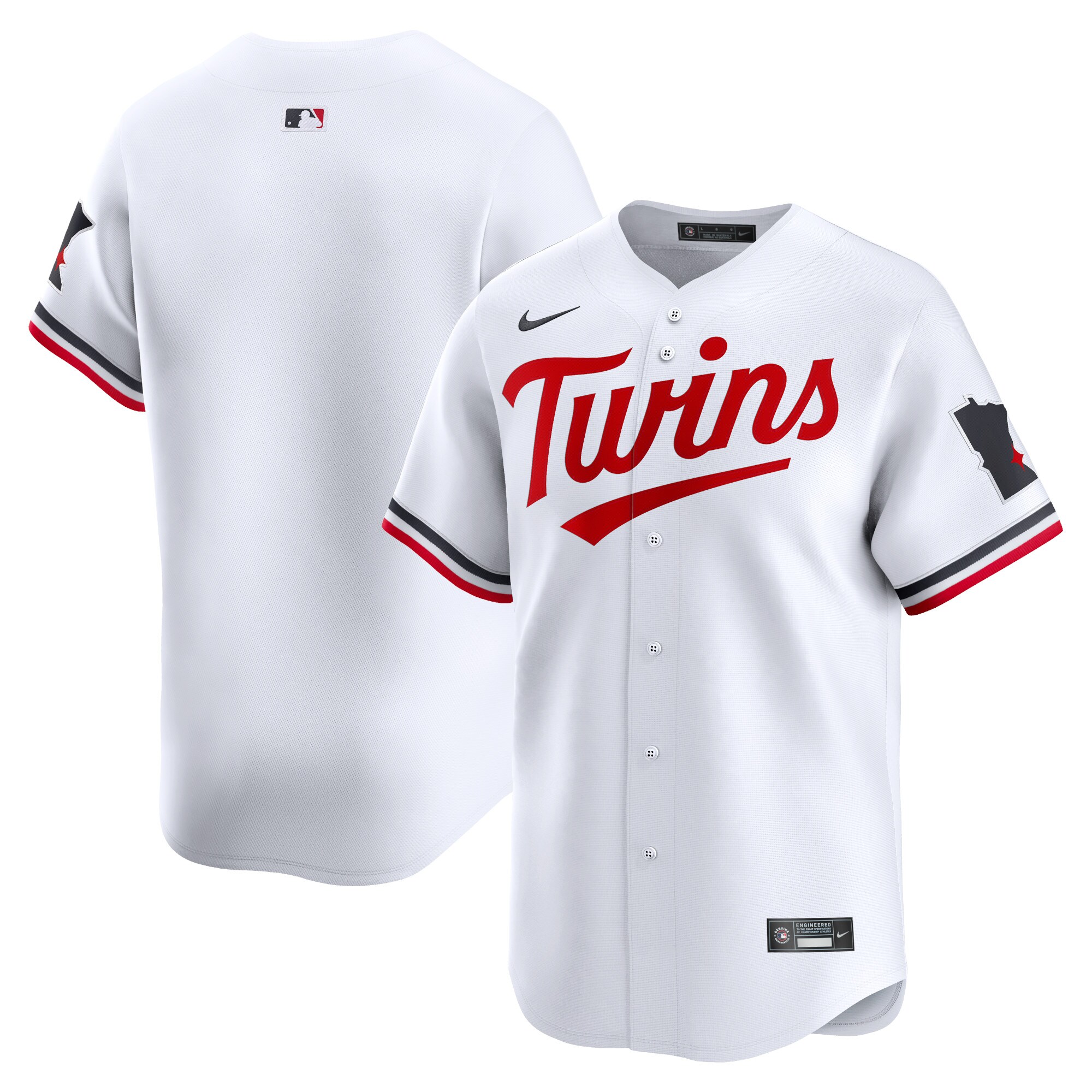 Minnesota Twins White Home Limited MLB Jersey Youth