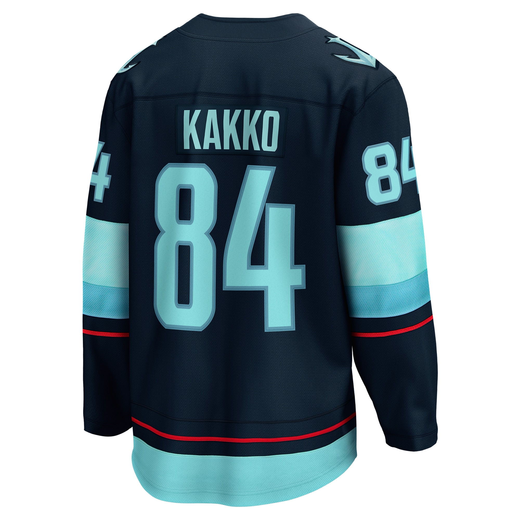 Seattle Kraken Kaapo Kakko Deep Sea Blue Home Breakaway Player NHL Jersey Men's