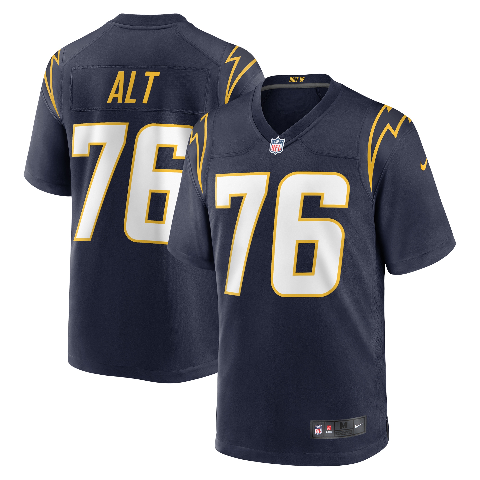 Los Angeles Chargers Joe Alt Navy Player Game NFL Jersey Men's
