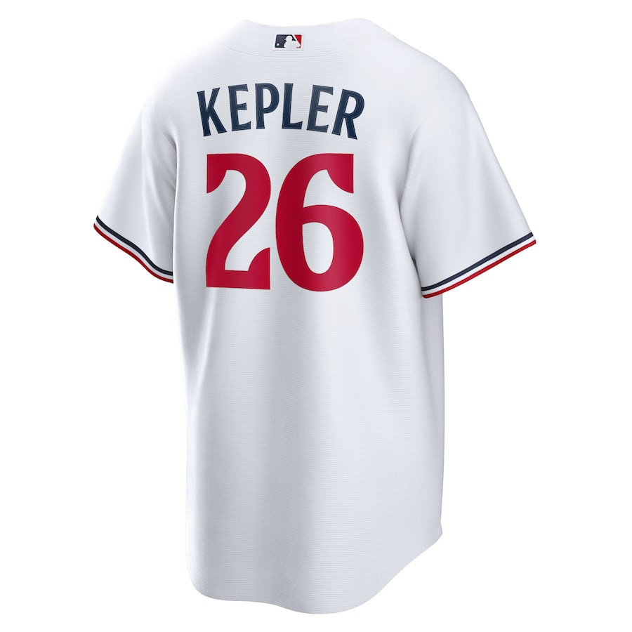 Max Kepler 26 Minnesota Twins Team Logo Home White MLB Jersey Men's